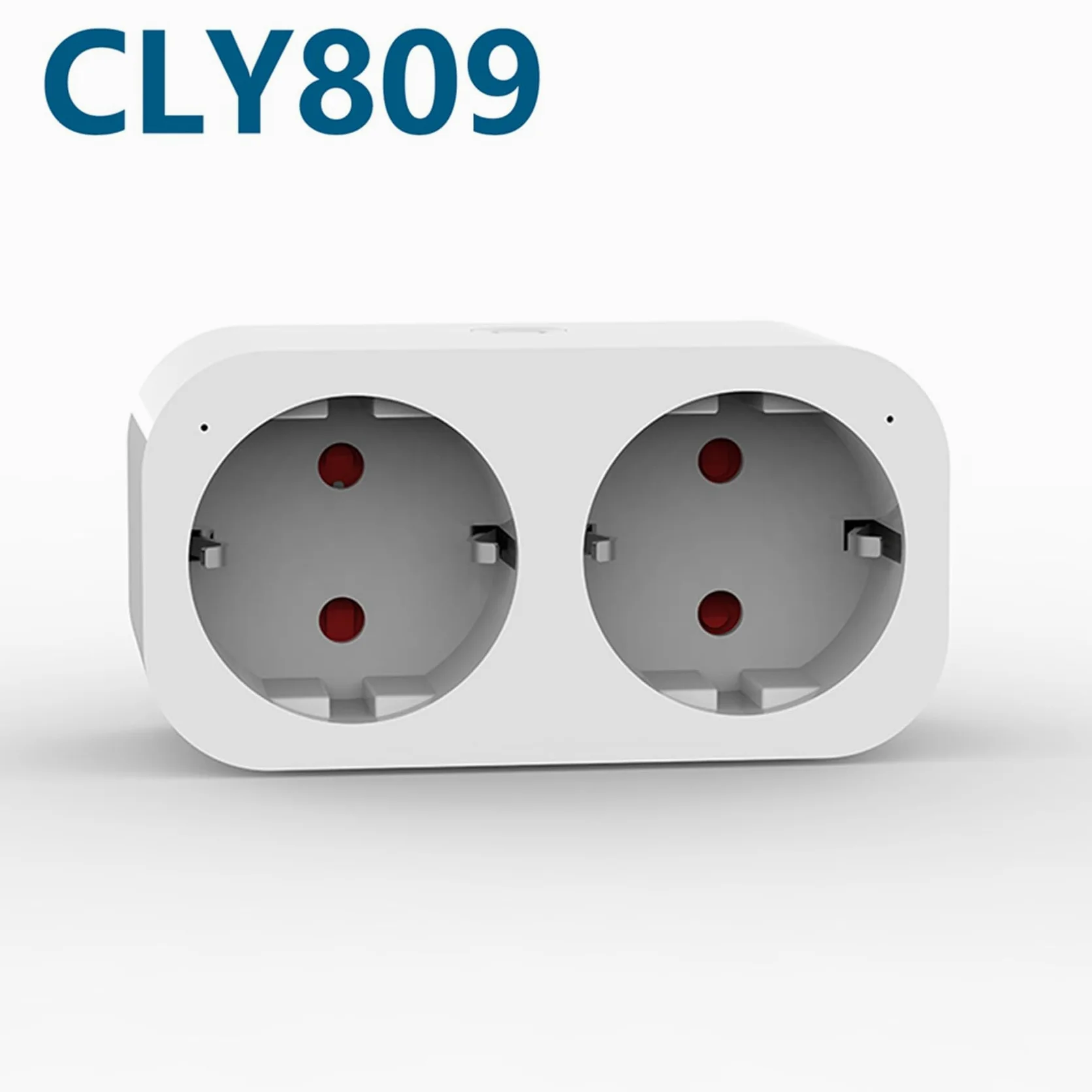 3X TUYA Wifi Dual Plug 16A 2 In 1 Presa Interruttore Home Temporizzazione APP Controllo Vocale CLY809 Spina UE