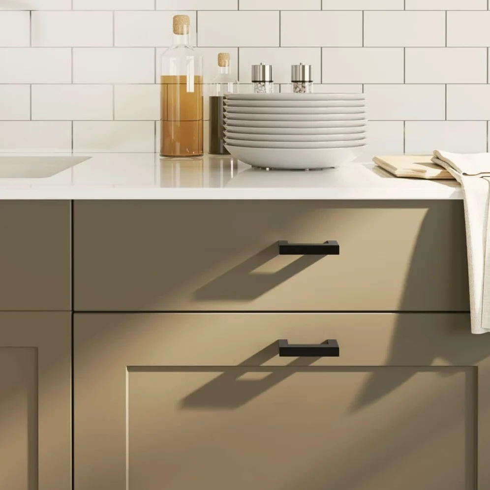 Maniglie per Mobili 20pz Nere 64 mm in Acciaio Inox,Maniglie Moderne,Maniglie Cassetti,Maniglie per Mobili-3203651