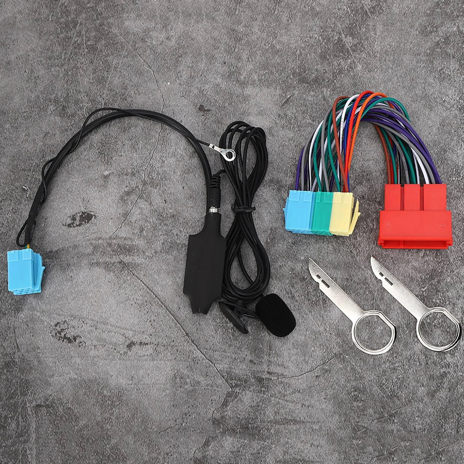 Eujgoov Adattatore Audio per Auto Bluetooth per A3 8L 8P B5 B6 B7, Vivavoce con Controllo Pulsanti per A2 2001-2006, Rispondi Facilmente Alle Chiamate