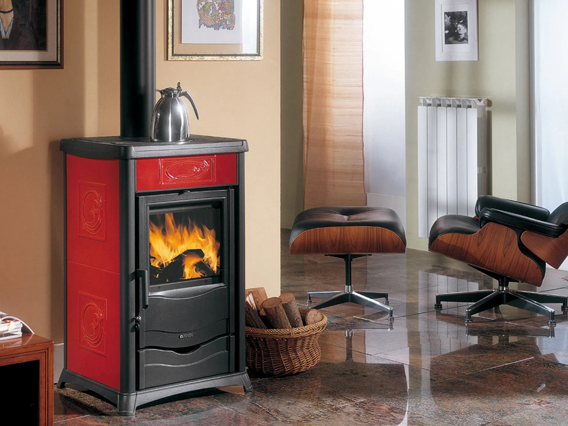 TERMOSTUFA ROSSELLA PLUS BORDEAUX KAL 23000