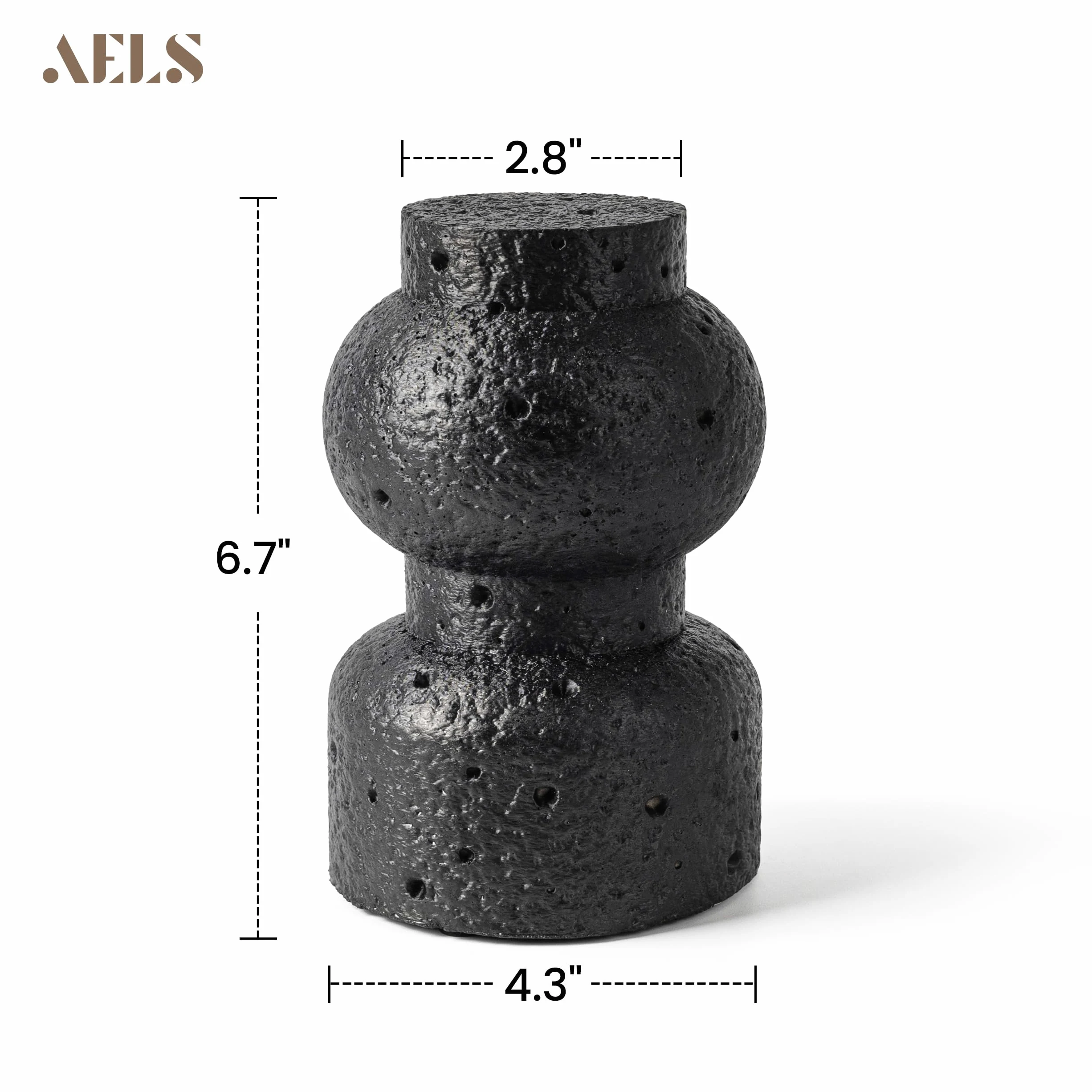 AELS Fermaporta decorativo testurizzato, resistente e senza trapano, design portatile per interni ed esterni, ideale per patio, cortile, giardino, elegante decorazione per la casa moderna di metà