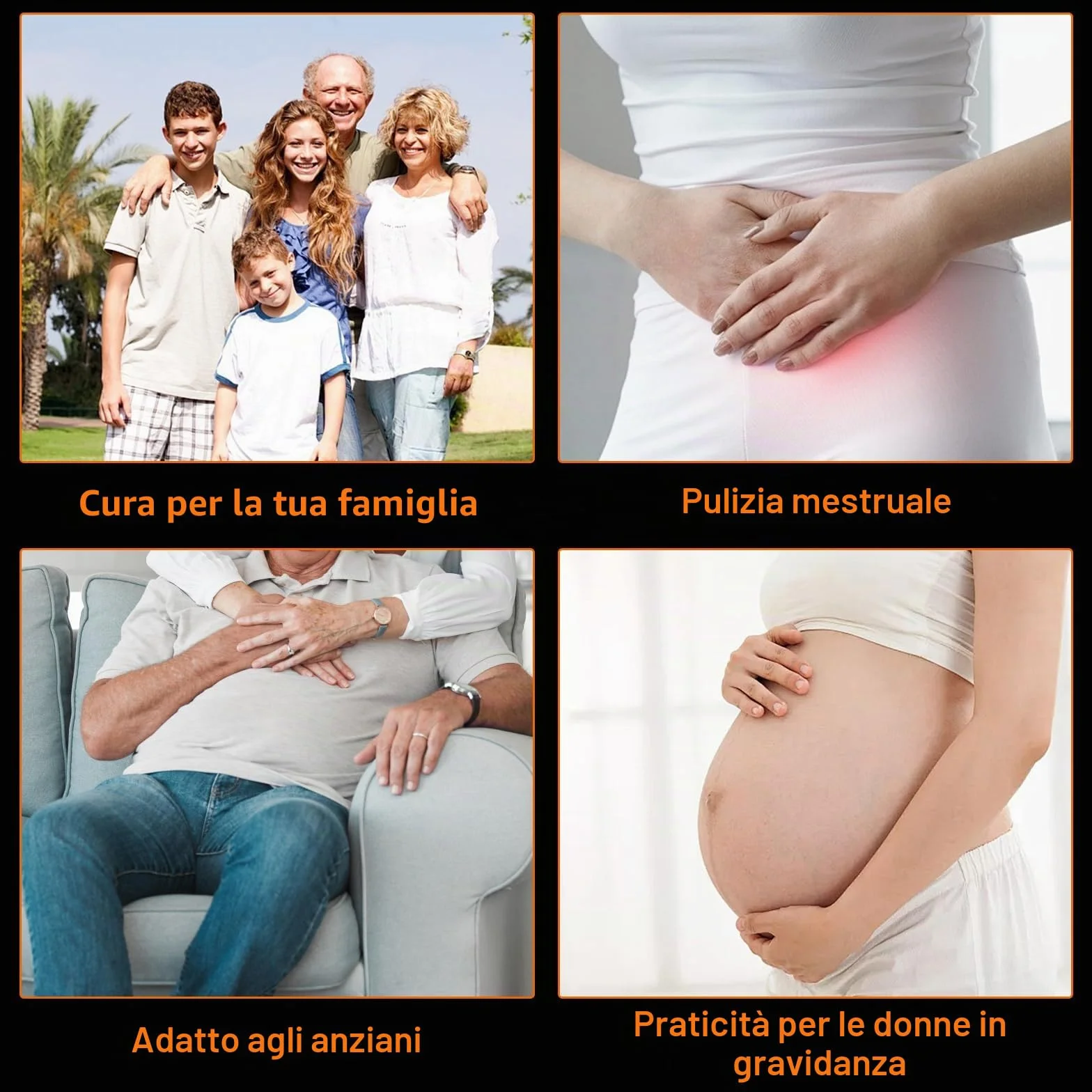 Ibergrif M41050 Bidet Portatile per WC Non Elettrico con Doppia Bocchetta a Scomparsa, Pressione Regolabile