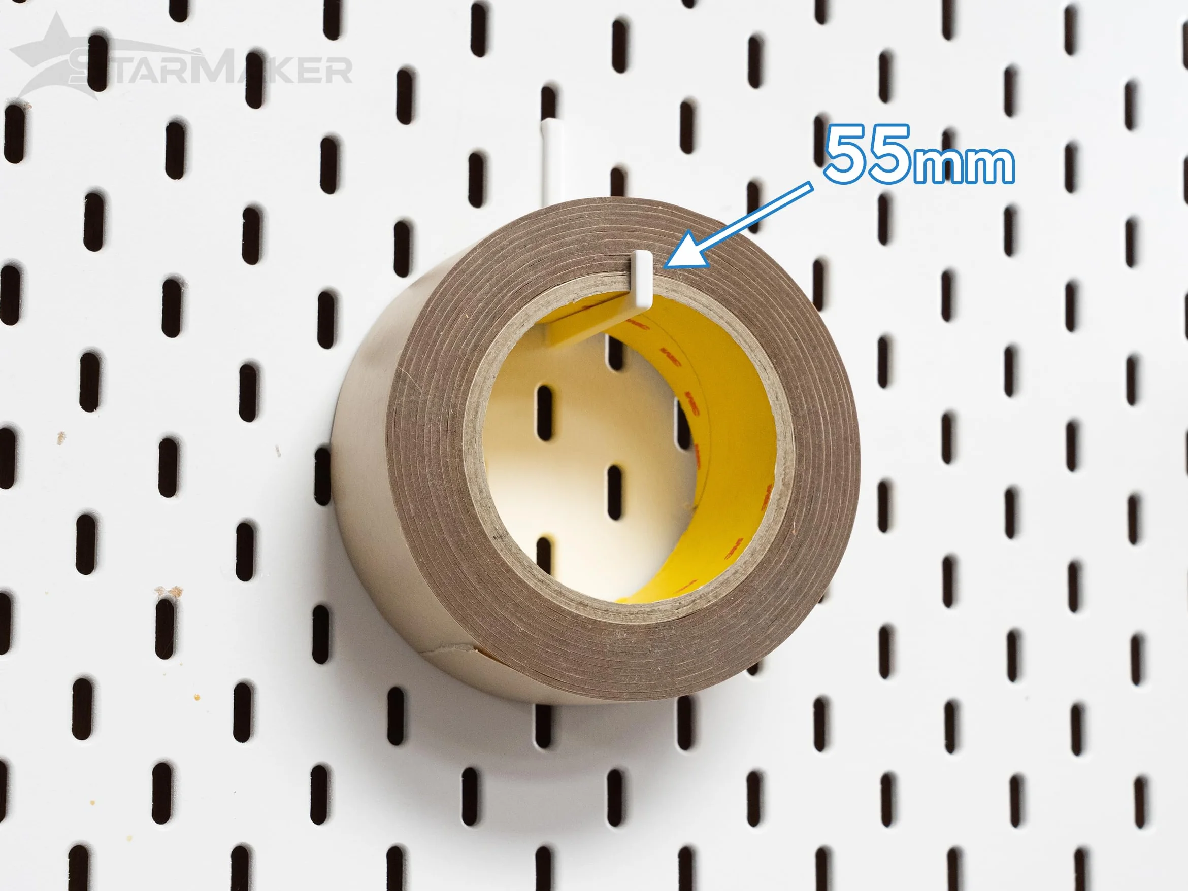 Ikea Skadis 6 ganci per pannello forato a L dritto 75 mm