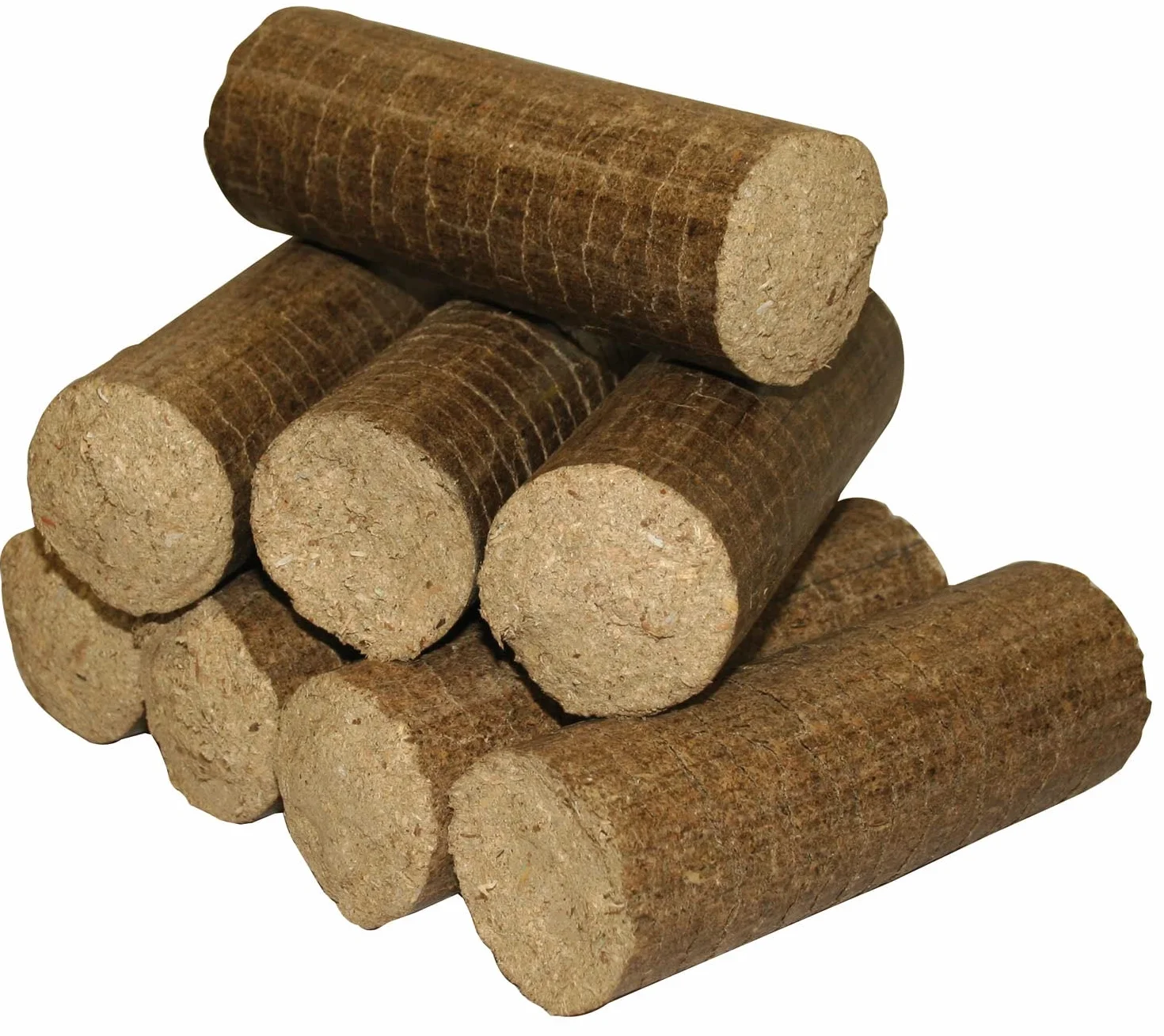 Tronchetti Ceppi Eco Brik In Segatura Pressata Per Caminetti Cf.8 Pz.