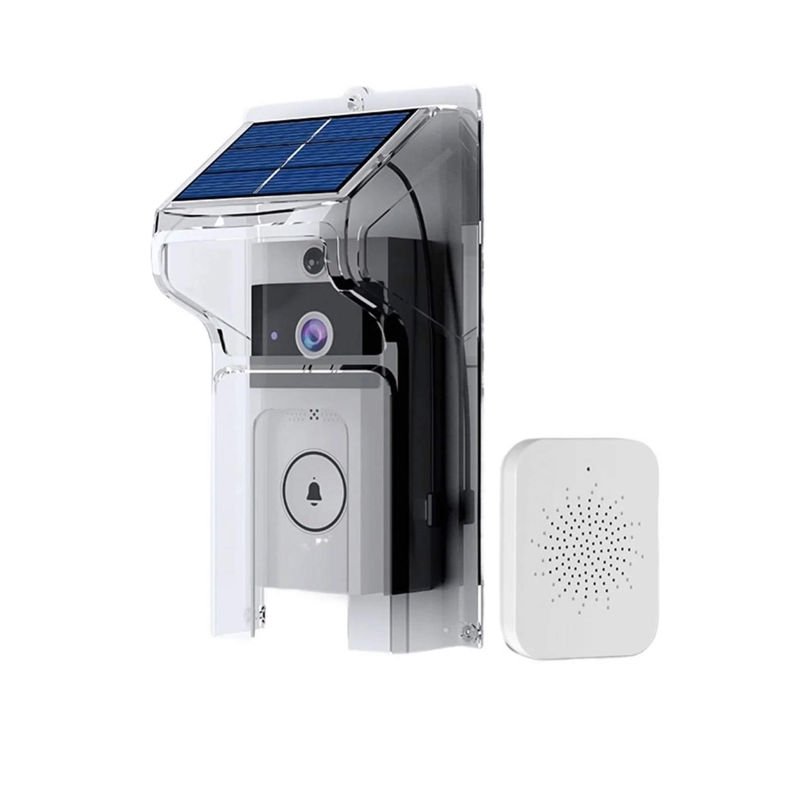 Campanello Senza Fili Esterno Impermeabile con Telecamera di Copertura(Doorbell with Cover)