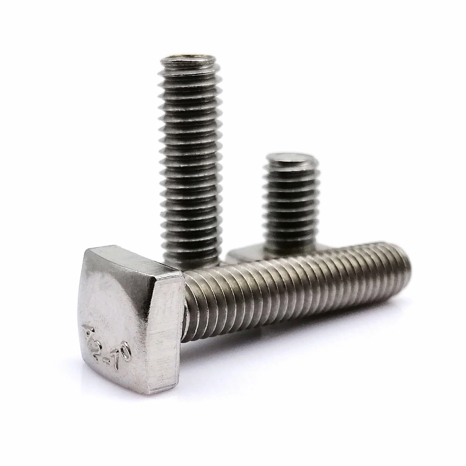 Piatto in Acciaio Inox Quadrato M6/M8 GB35 304 A2-70 Vite di Macchina Bullone 8-80mm