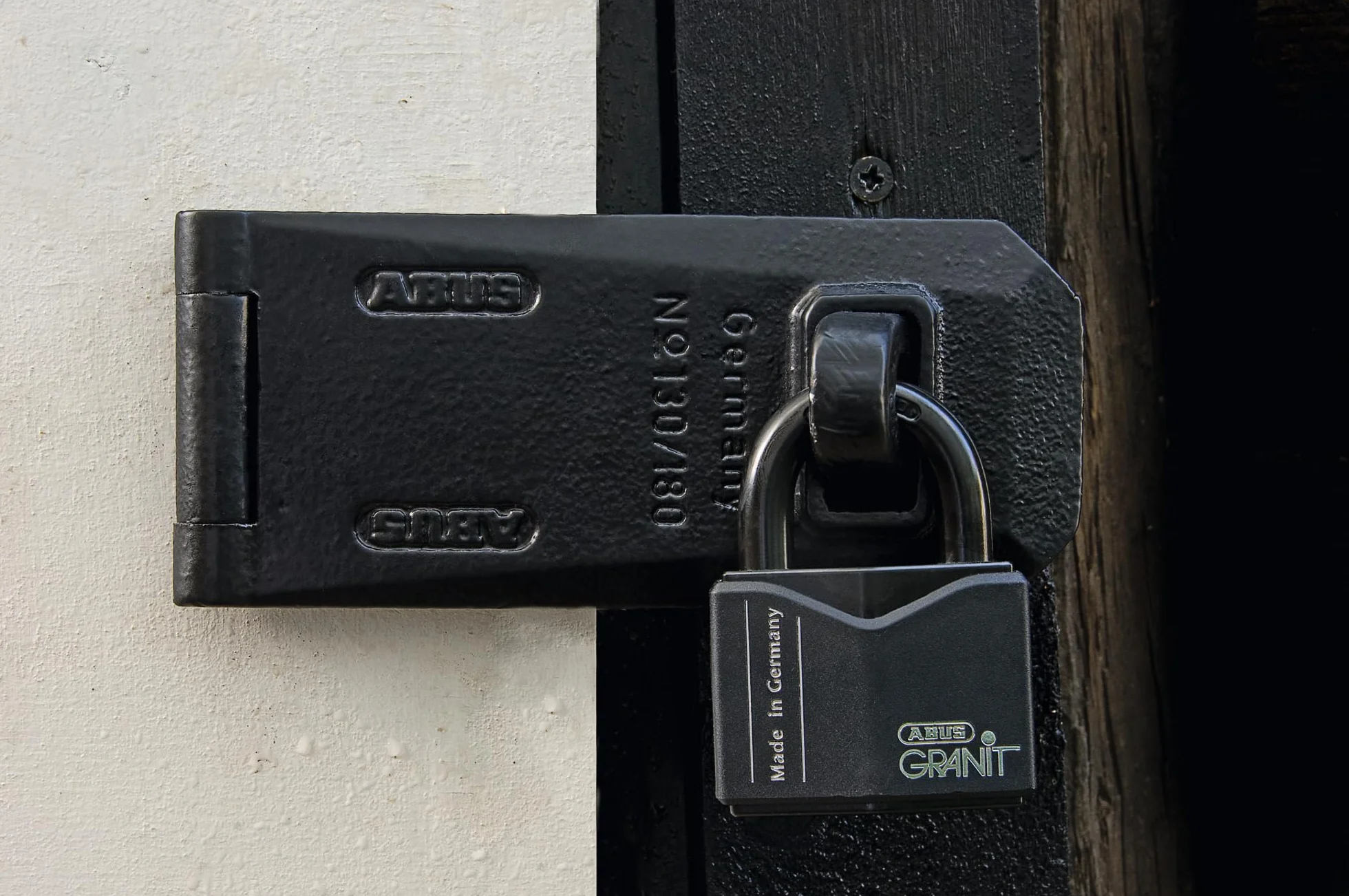ABUS Lucchetto Granito 37/55 hb50 - Acciaio Temprato, Alta Sicurezza | Certificato per assicurazioni, protegge magazzini e camion - chiave con scheda di sicurezza, rivestimento anticorrosione