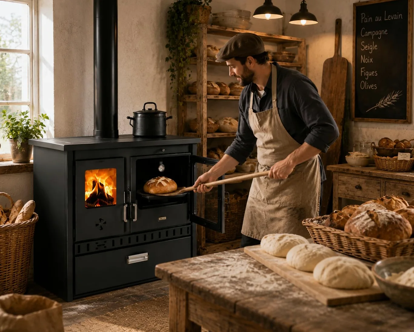 Prity 1P36 D - Stufa a legna da 10 kW