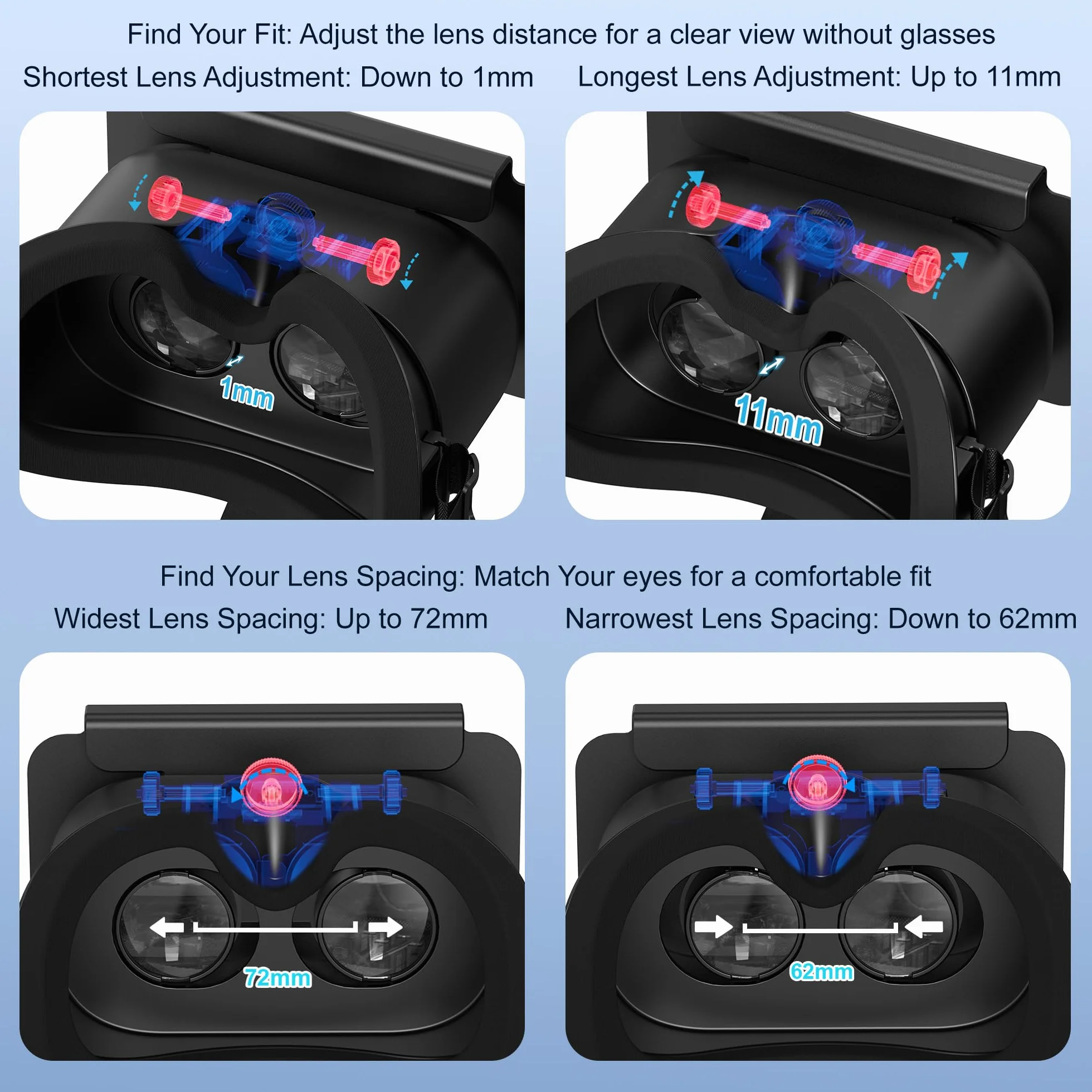 VR Headset per Switch 2, nero