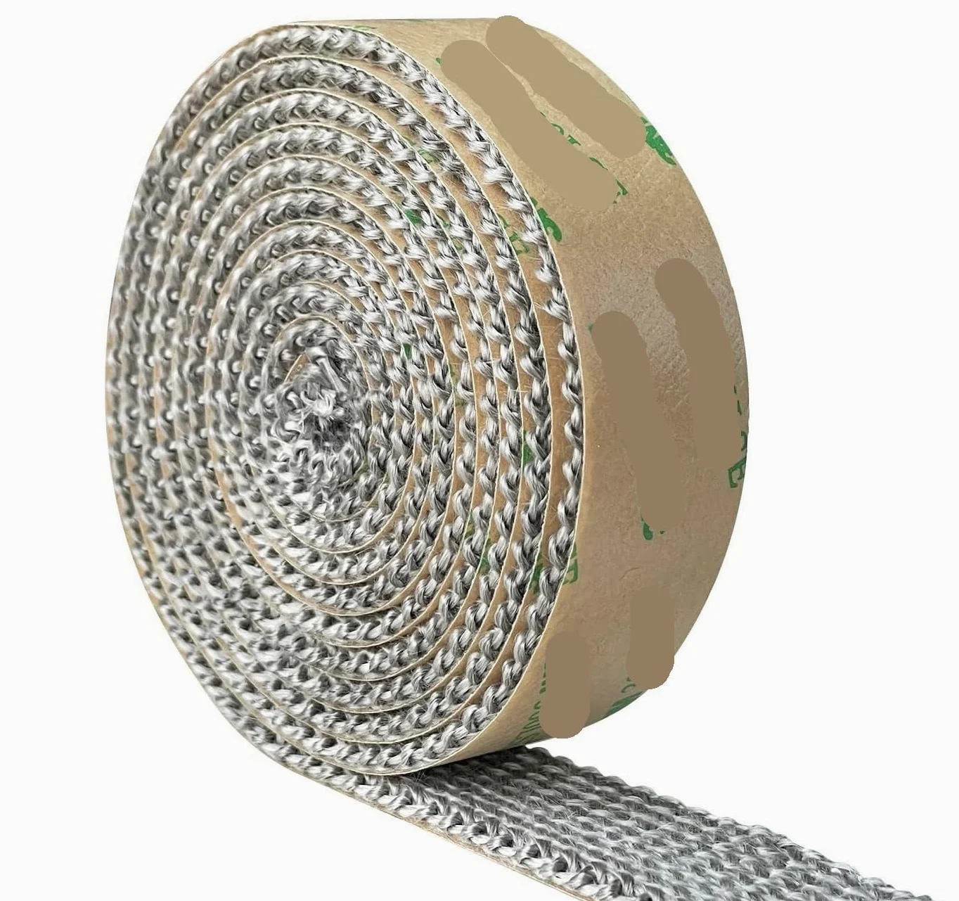 Nastro autoadesivo ad alta temperatura per guarnizioni piatte di stufe a legna e camini, lunghezza 183 cm, in fibra di vetro (5/8inx1/4in)