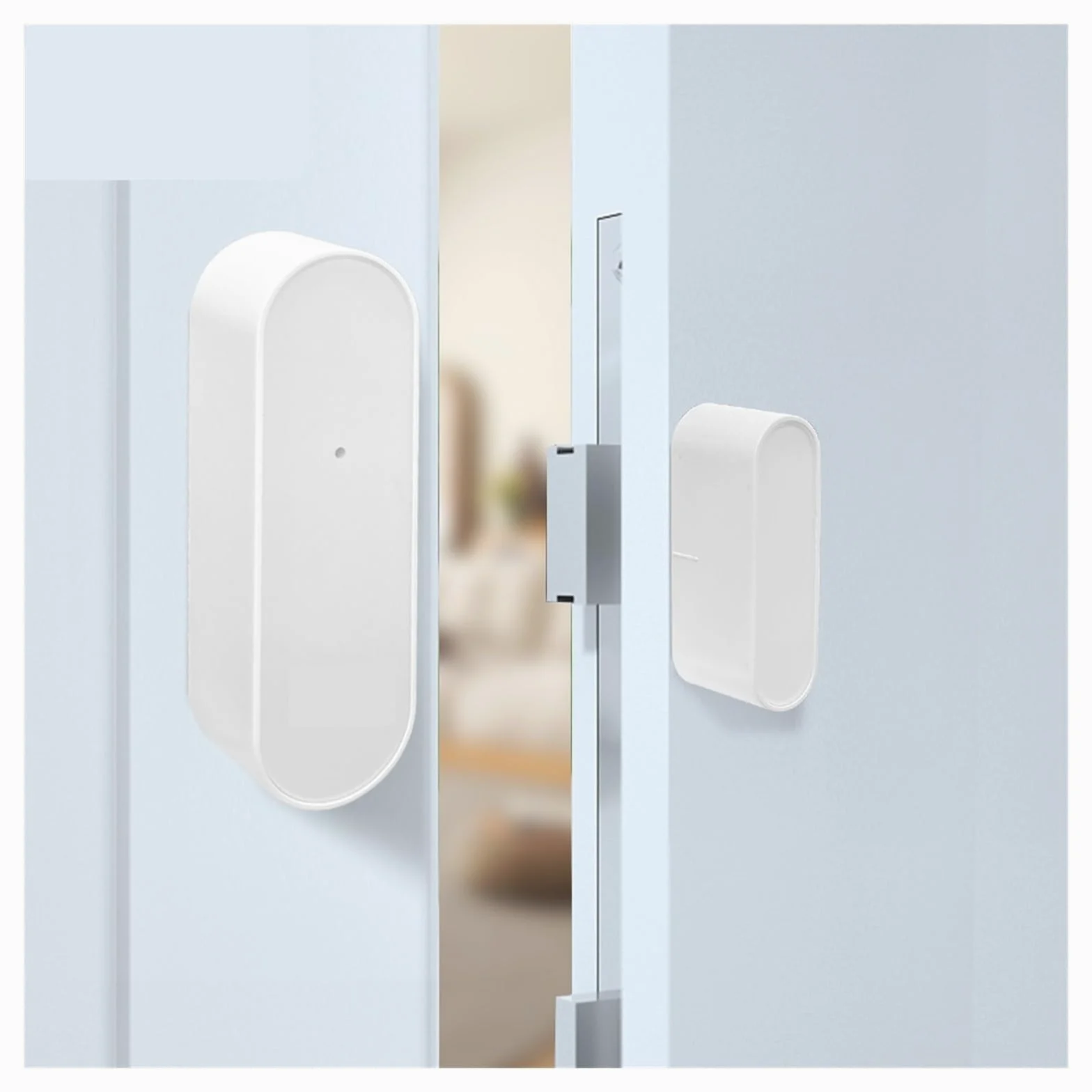 Sistema di allarme per la sicurezza domestica, Sensore Porta Sensore Finestra Sicurezza Domestica Intelligente Rilevatore Apertura Porta Allarme Apertura Porta Magnetica Wireless per la casa, appartam