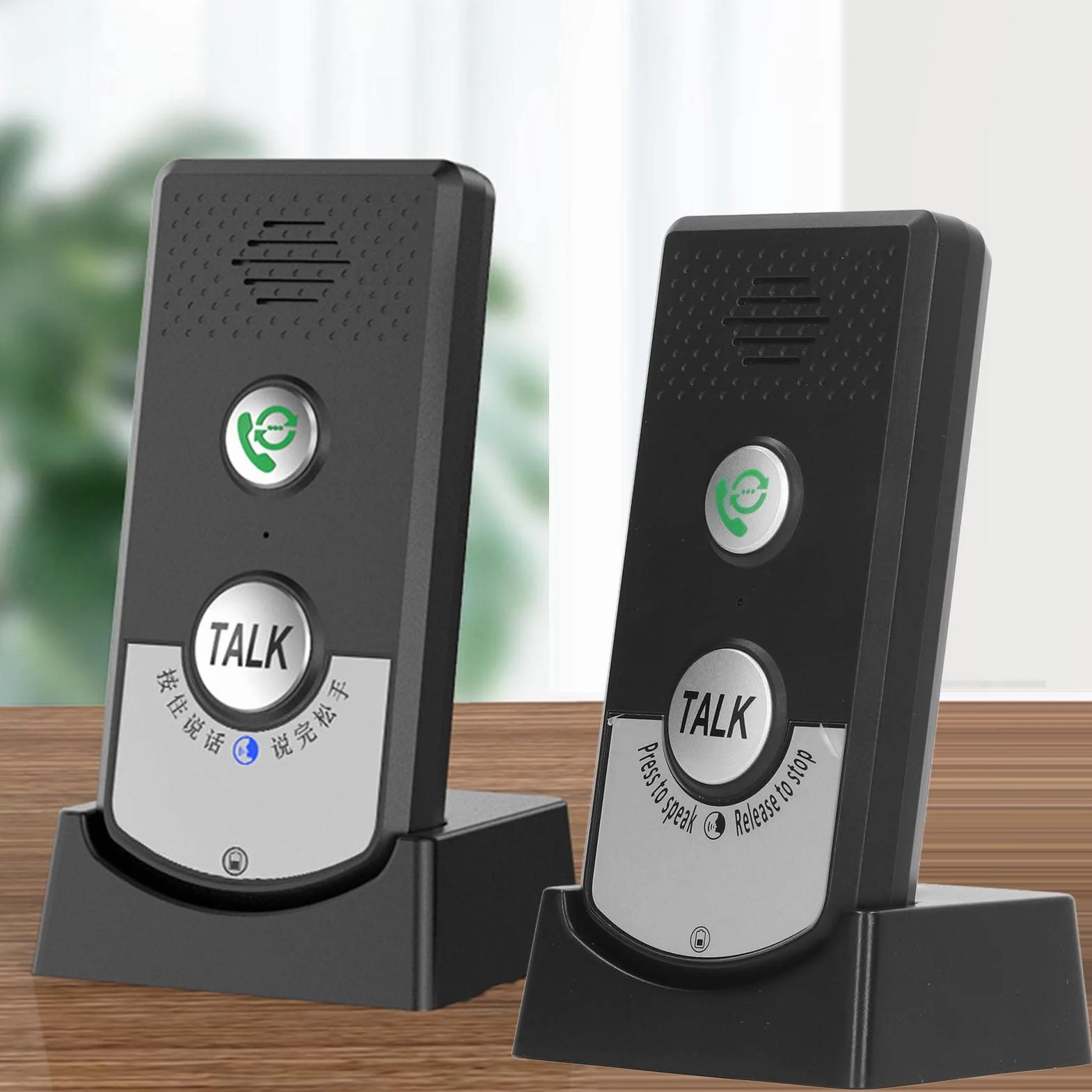H8 Campanelli Citofonici Wireless, Citofono Vocale Bidirezionale Campanello Citofono Intercomunicador Campanello Elettronico Impermeabile, Batteria Ricaricabile 2000mAh