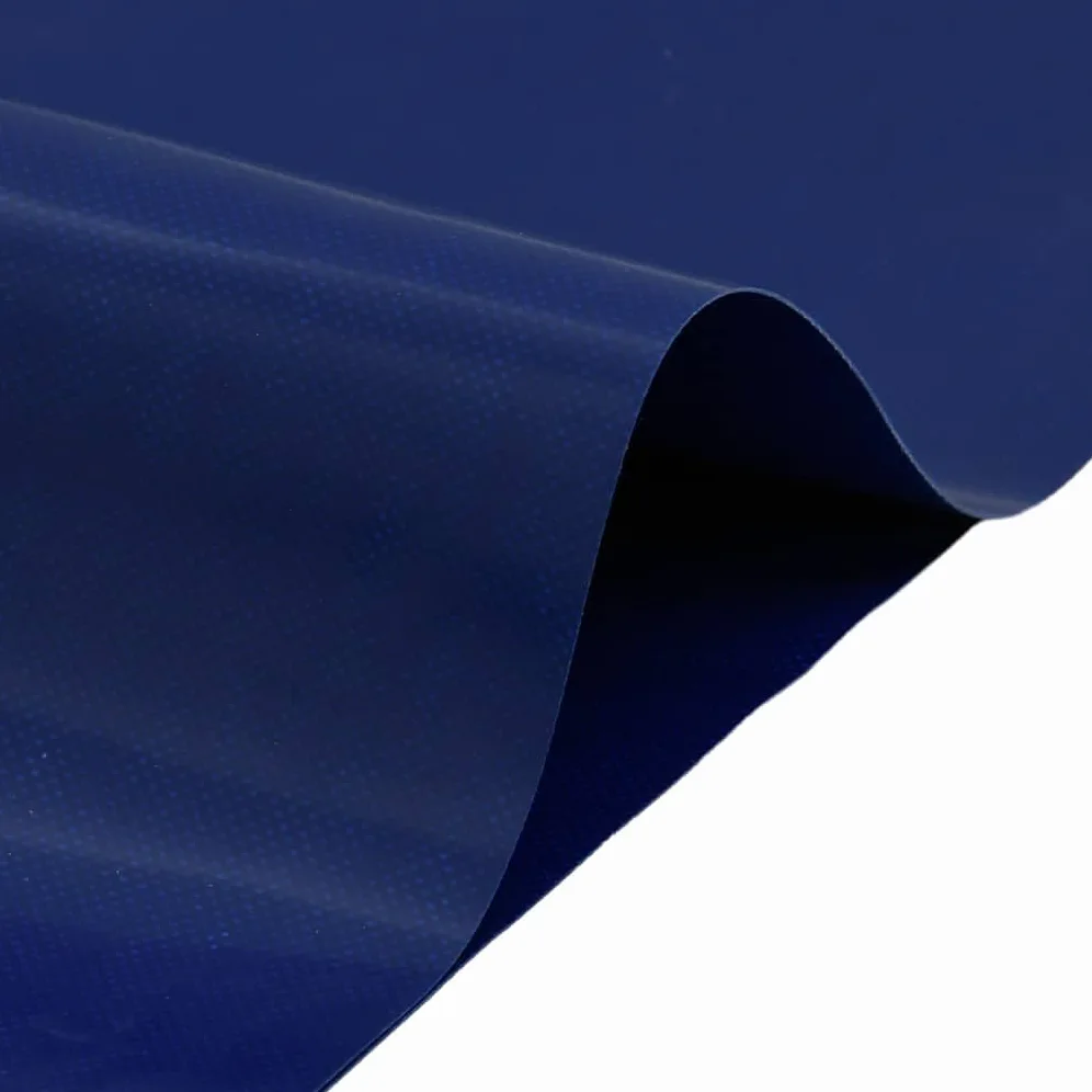 Telone di copertura, blu, 5 x 8 m, rivestito in PVC, 650 g/m², resistente alle intemperie, con occhielli, per mobili da giardino, auto, bicicletta, legna da ardere, barca, protezione da