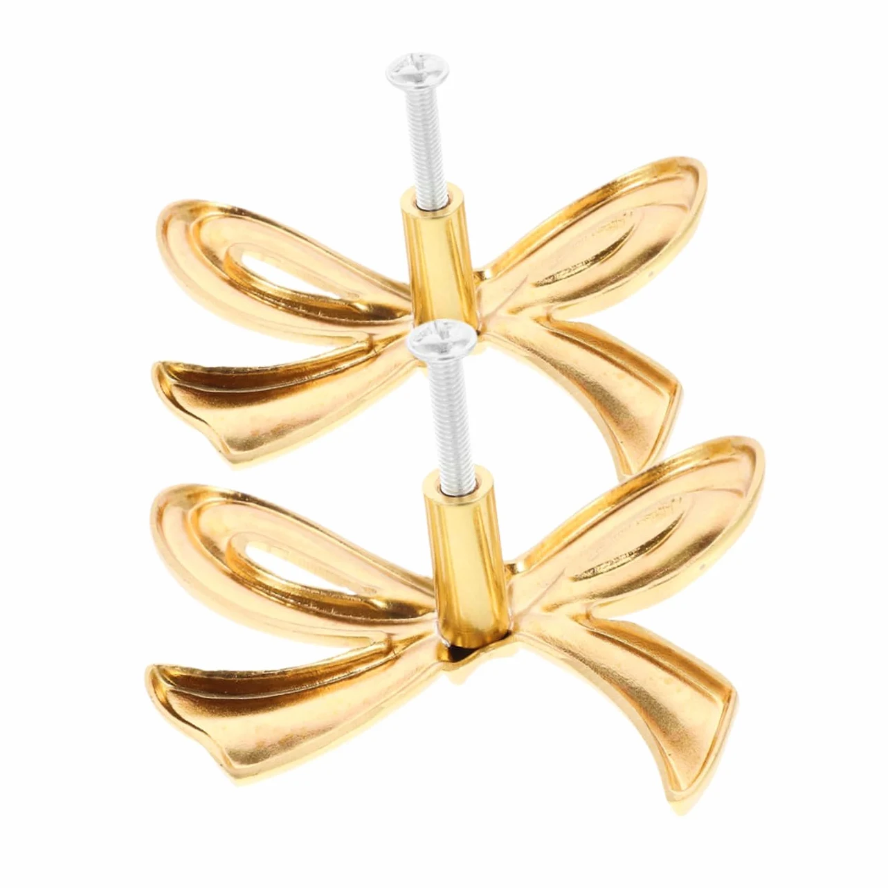 Artibetter 5 Set Pomelli Per Cassetti Pomelli Per Mobili Pomelli Per Porte in Ottone Con Fiocco Pomelli Decorativi Per Guardaroba Facile Installazione 2 Pezzi * 5