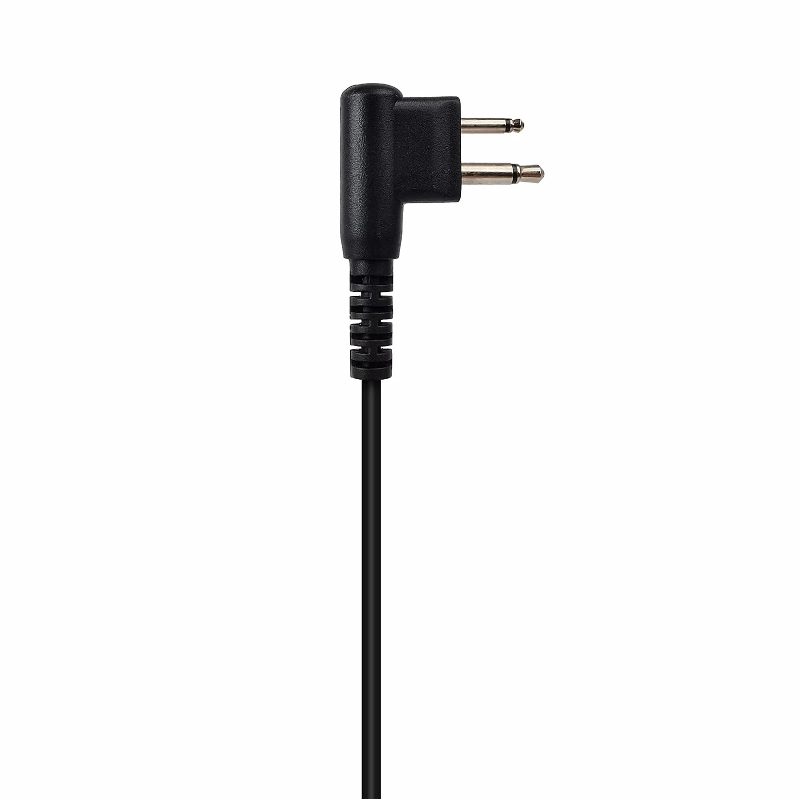 UAYESOK Auricolare di sicurezza a forma di G con microfono PTT a 2 pin per radio Motorola CP040 CP140 CLS1110 CLS1410 Hytera Midland a 2 vie