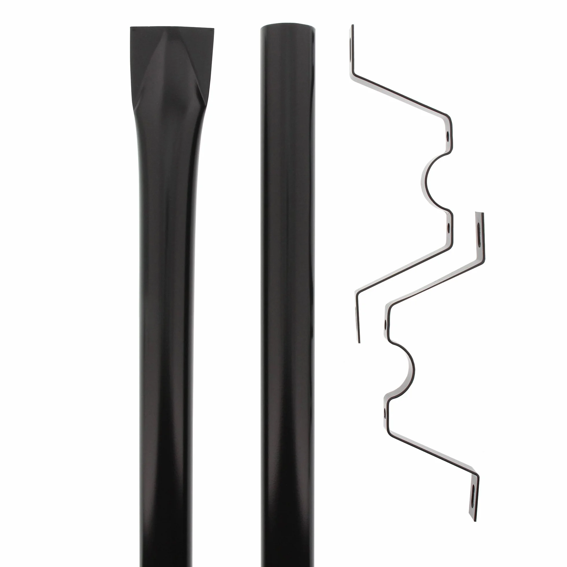 BURG-WÄCHTER Supporto per cassetta postale 893 S 150 cm Nero Materiale di fissaggio incl.