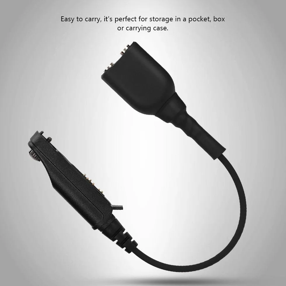 Tosuny Adattatore Cavo Audio walkie-Talkie K-Head 2Pin per BF-9700 A-58 UV-XR UV-5S GT-3WP UV-9R Plus, interfaccia K 2Pin Porta Cuffie UV-5R, Accessori
