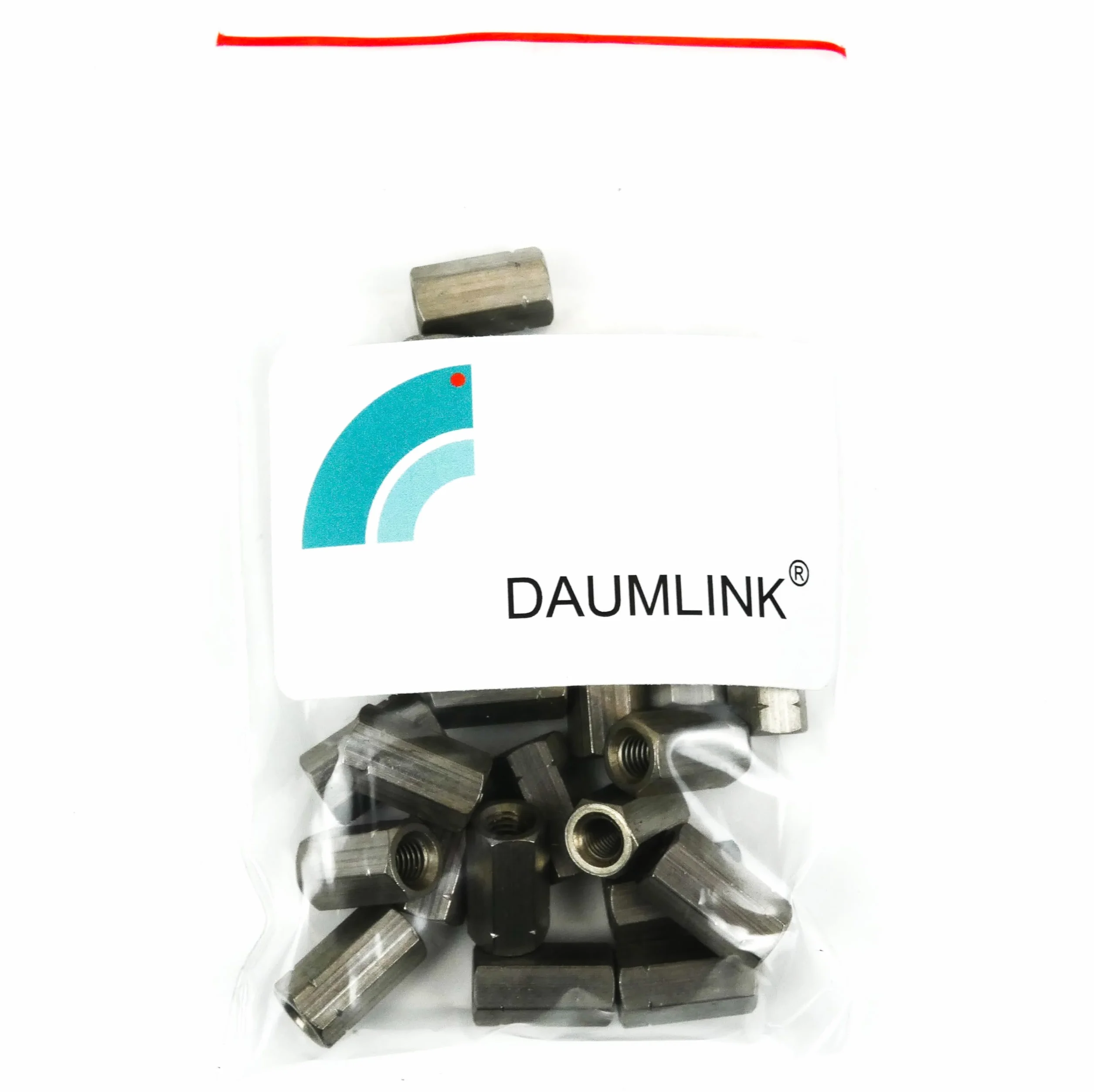 Dado di giunzione DIN 6334 lungo forma alta acciaio inox A2 V2A M5 25 pezzi