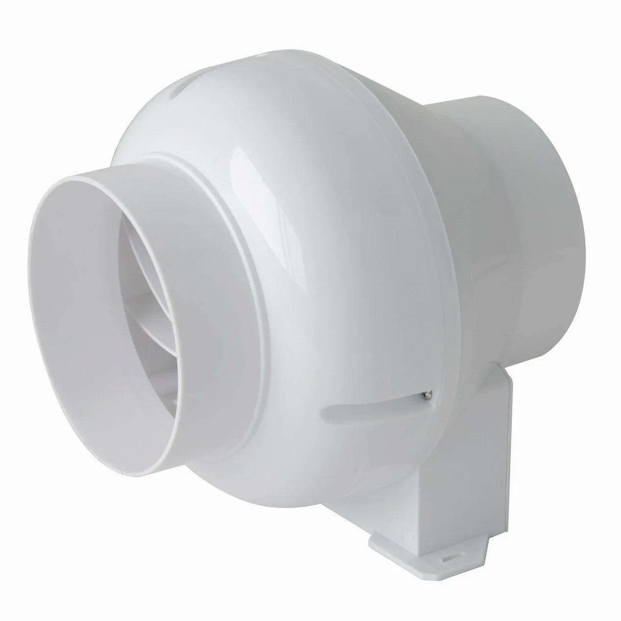 La Ventilazione LINEAV12 Aspiratore Centrifugo per Condotti di Aerazione, Bianco, diametro 120 mm / 5"