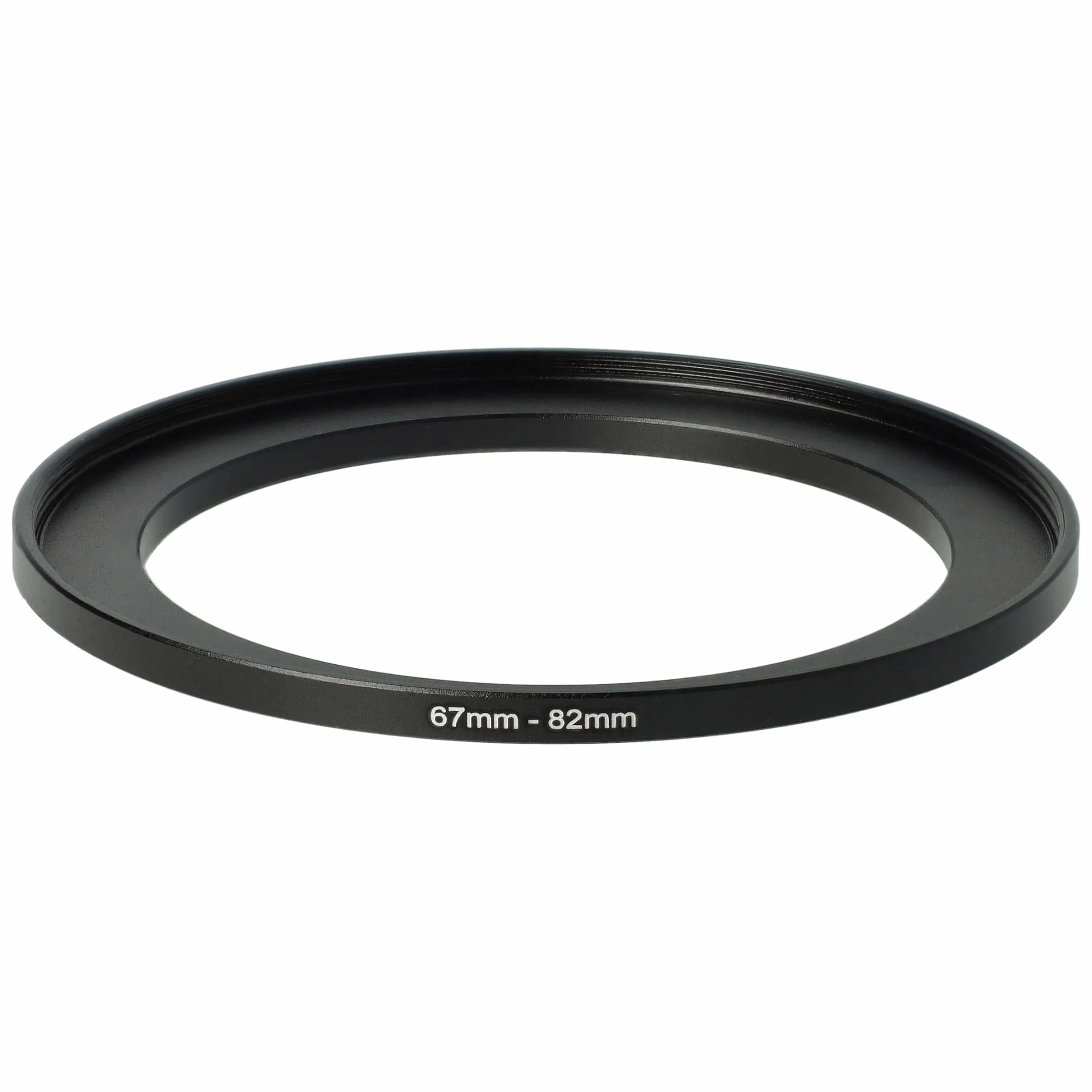 vhbw anello step-up 67mm - 82mm per obiettivo fotocamera - Adattatore filtro, metallo nero