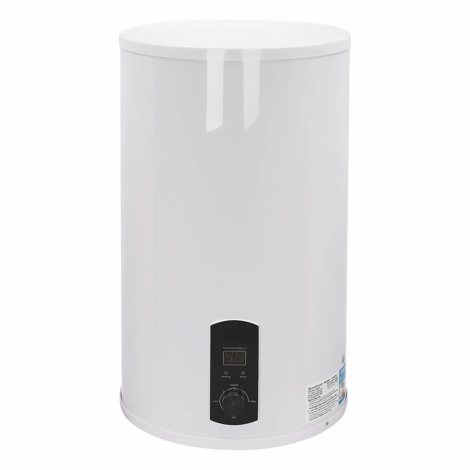 50 l/70 l, 2000 W, scaldabagno elettrico, 220 V, scaldabagno con schermo LED, adatto per bagni privati, roulotte, parrucchieri, ecc. (70 l)