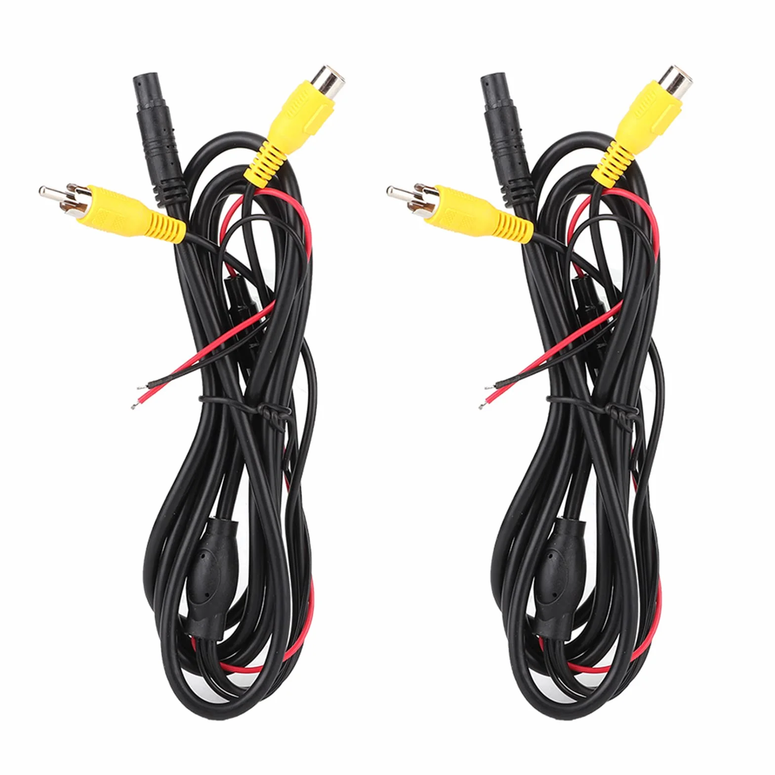 Display per Poggiatesta, 2 Pezzi 7 Pollici Controllo Poggiatesta Regolabile Monitor Video LCD Display Nero Universale