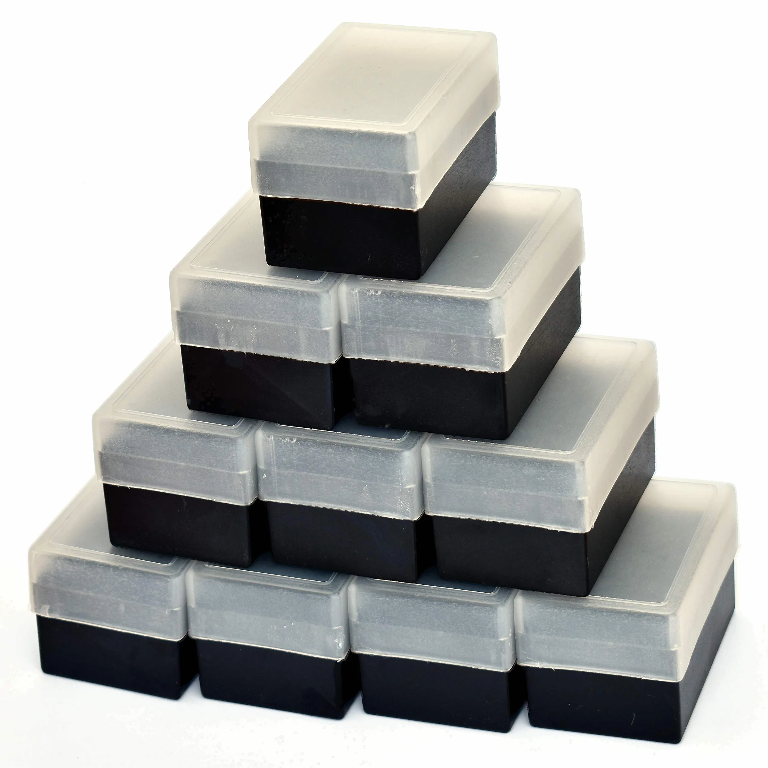 Scatola Archiviazione Porta Diapositive Nera 90x57.5x53.5mm 10pz