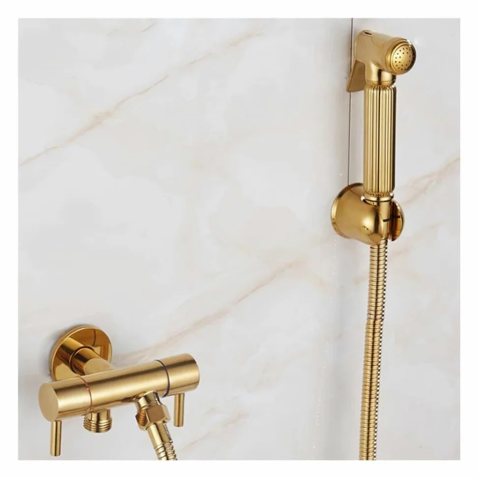Rubinetti for bidet Valvola for WC in ottone Soffione doccia portatile | Lavare il rubinetto for aerografo spruzzatore for animali domestici for auto 9240K(A)