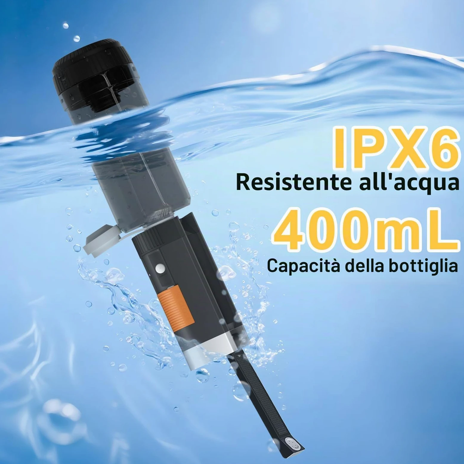 SoulBay Bidet portatile, bidet portatile portatile portatile da viaggio spruzzatore manuale elettrico per la cura personale, lavaggio del bambino, cura post-parto lenitiva