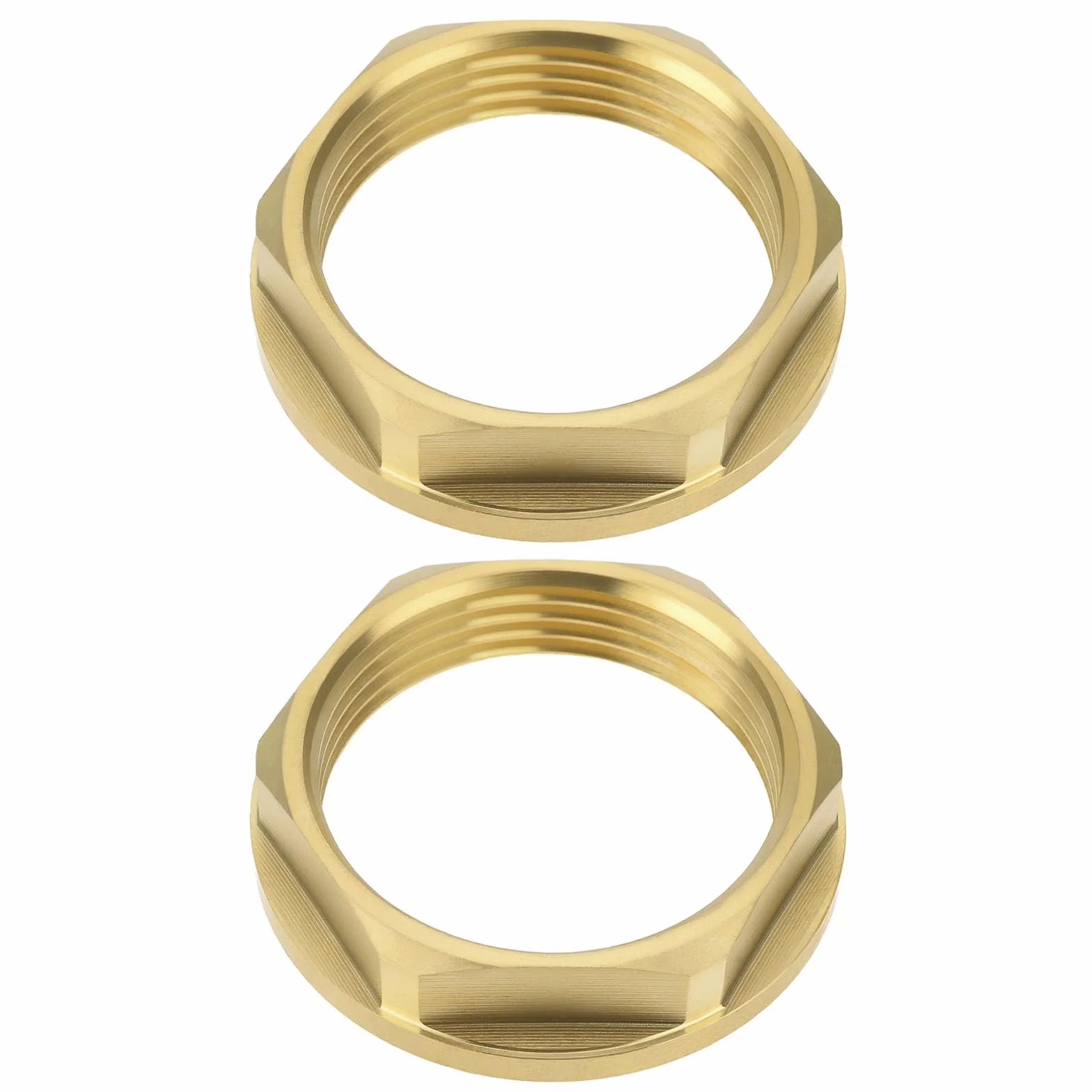 Dadi Flangiati In Ottone BSP 1 1/4 Pollici 2 Pezzi Per Fissaggio Valvole A Sfera WC