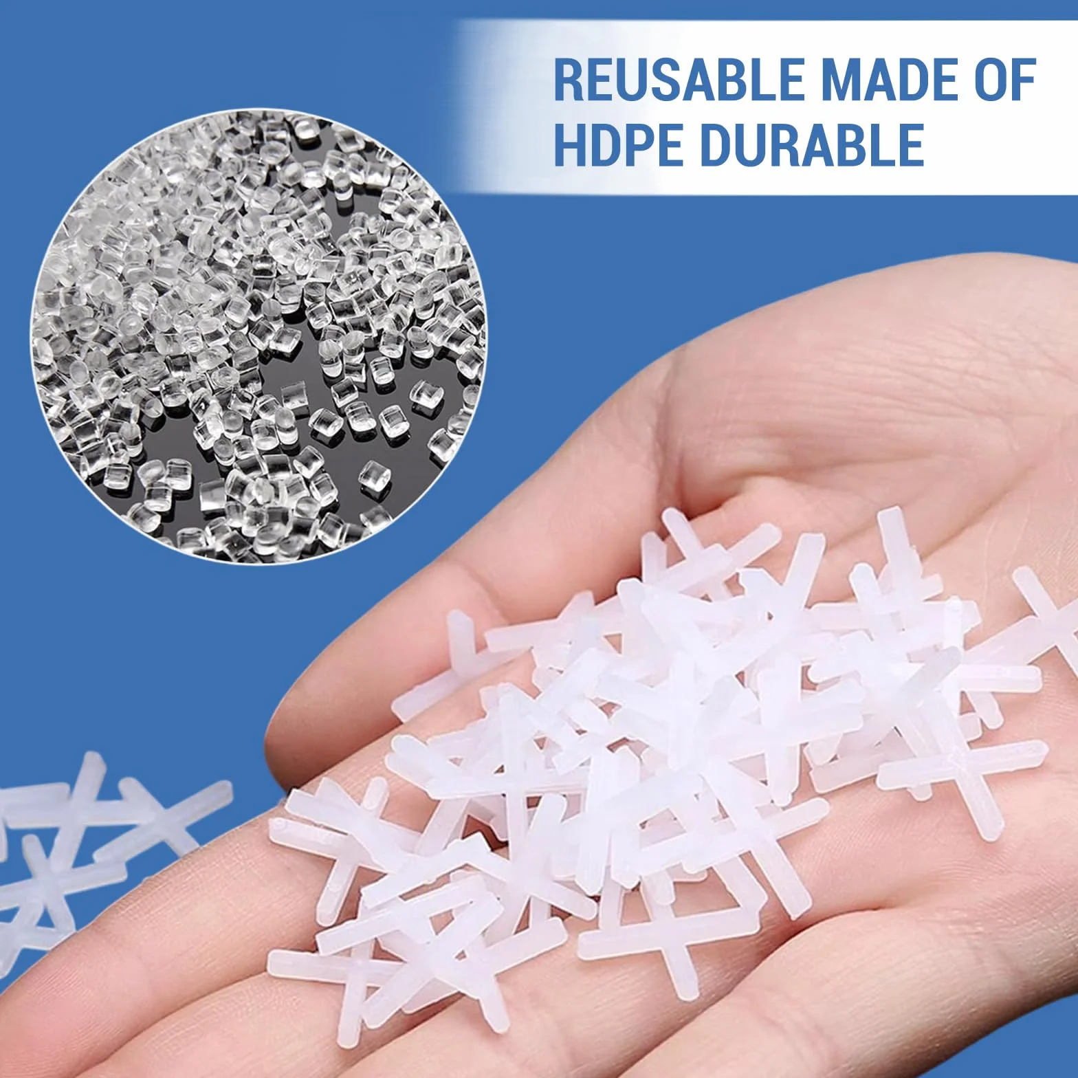 Croci per piastrelle 3 mm plastica parete