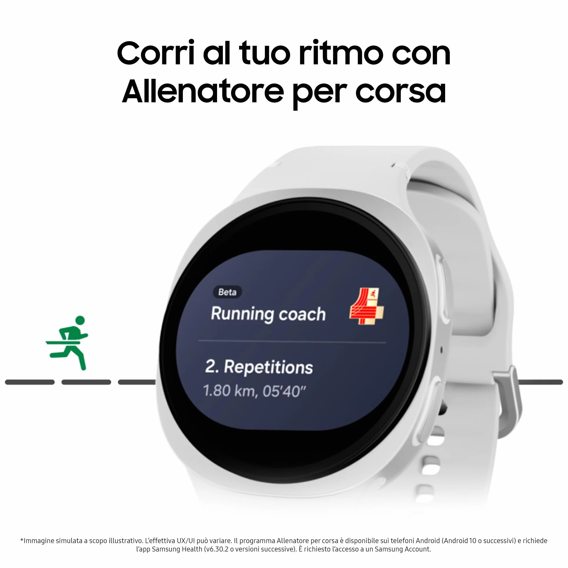 Samsung Galaxy Watch8 (Dark Gray, BT, 44mm) Smartwatch Galaxy AI, Allenatore Personale, Design Resistente agli Urti, Processore 3nm, Monitoraggio Attività Fisica e Sonno, One UI 8 [Versione Italiana]