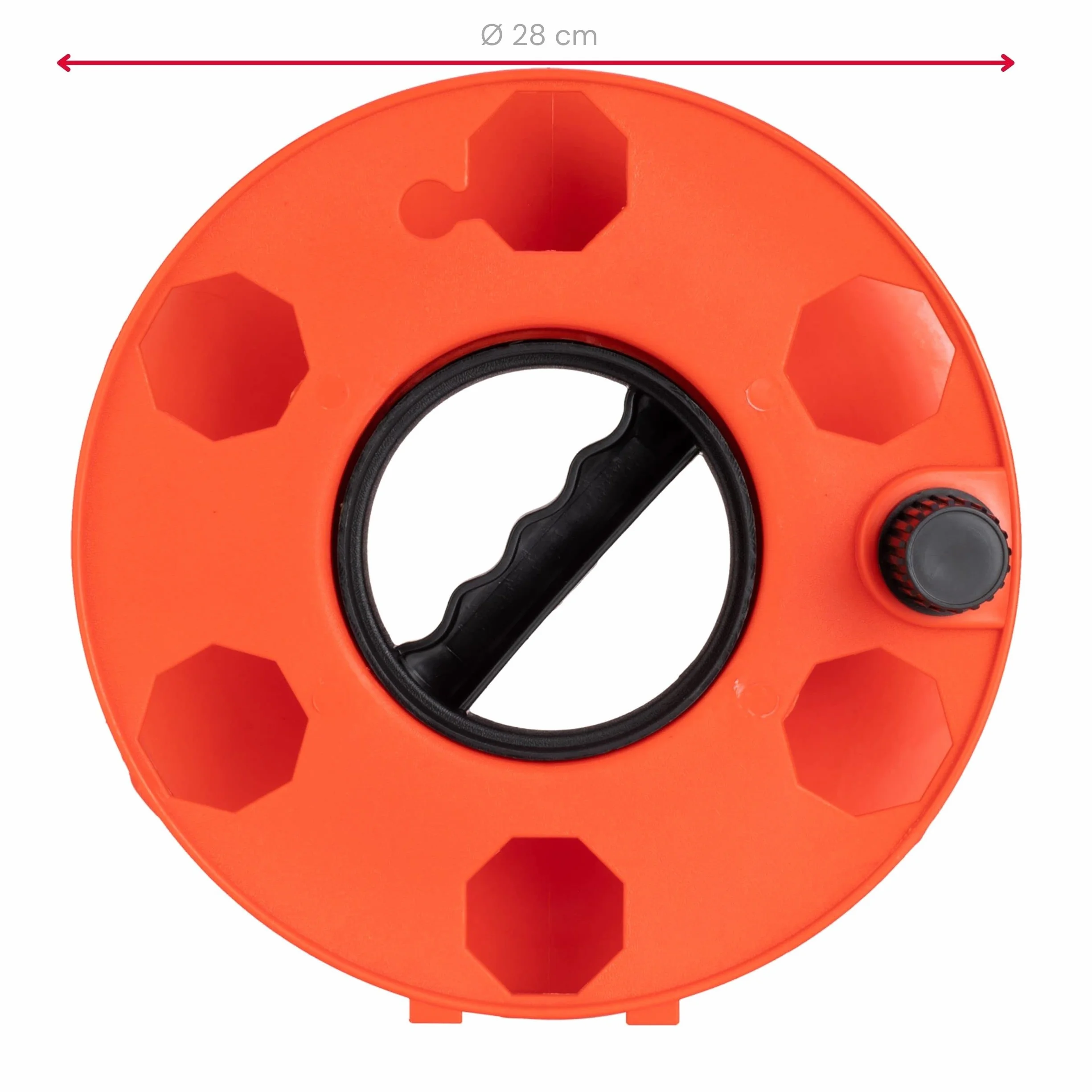 POLY POOL - PP2603 ROLLY Rullo Avvolgicavo per Trasportare e Sistemare Cavi - Avvolgi Cavo per Prolunghe Elettriche, Corde, Tubi Flessibili - Avvolgi Cavi fino a 30m
