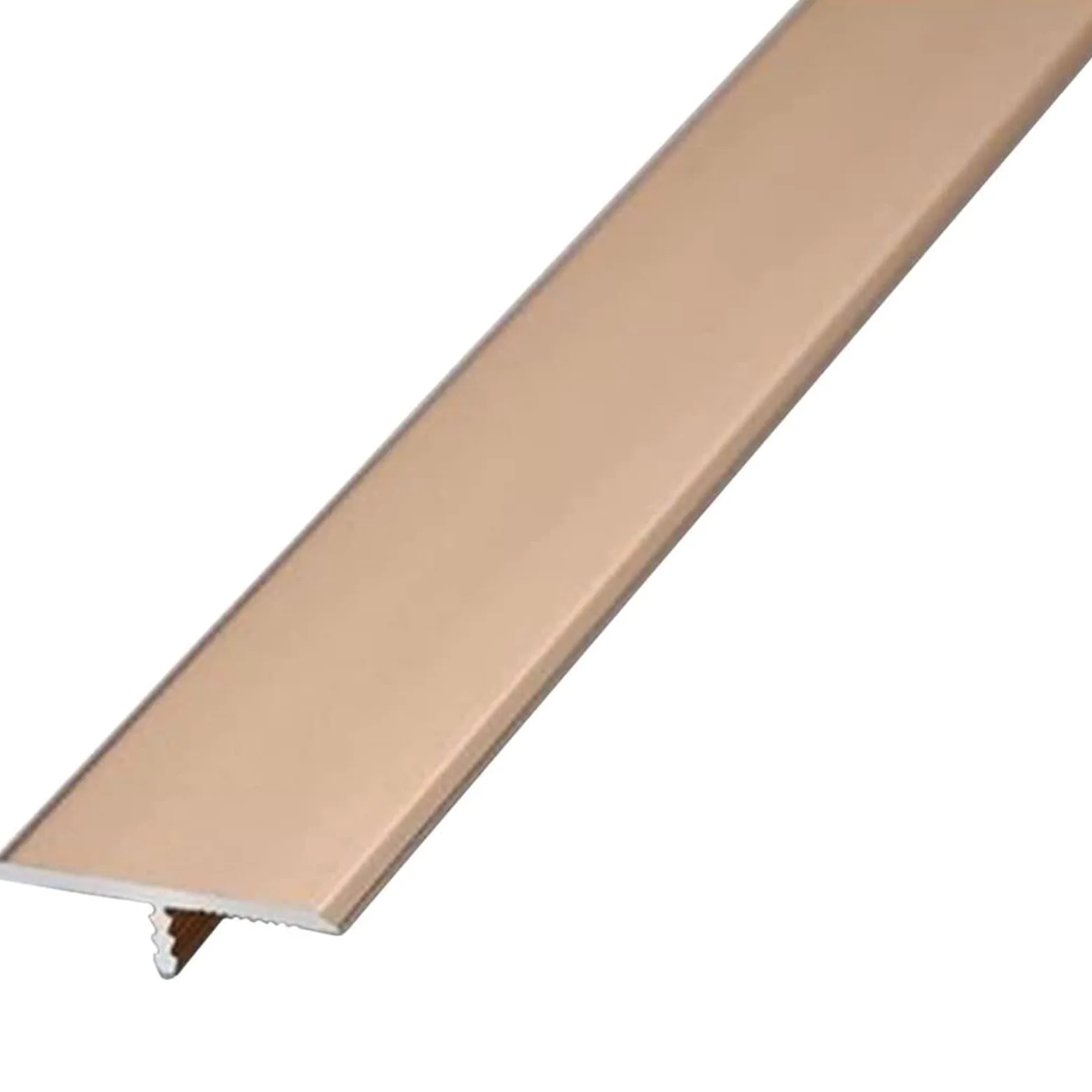 Striscia divisoria piatta con modanatura a T for pavimento | Striscia di transizione della modanatura a T in alluminio, for unire le fessure del pavimento