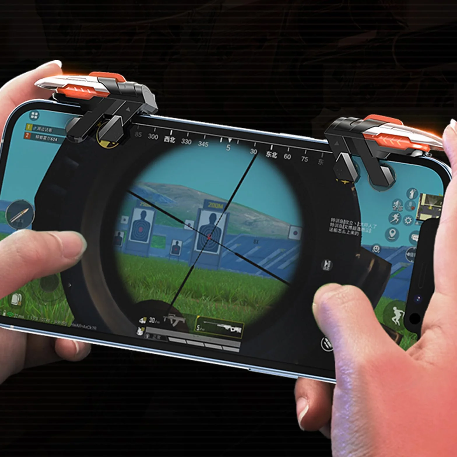 Controller mobile Trigger Joystick Game Phone Accessori per PUBG Call of Duty Compatibile con iPhone iOS Android Smartphone