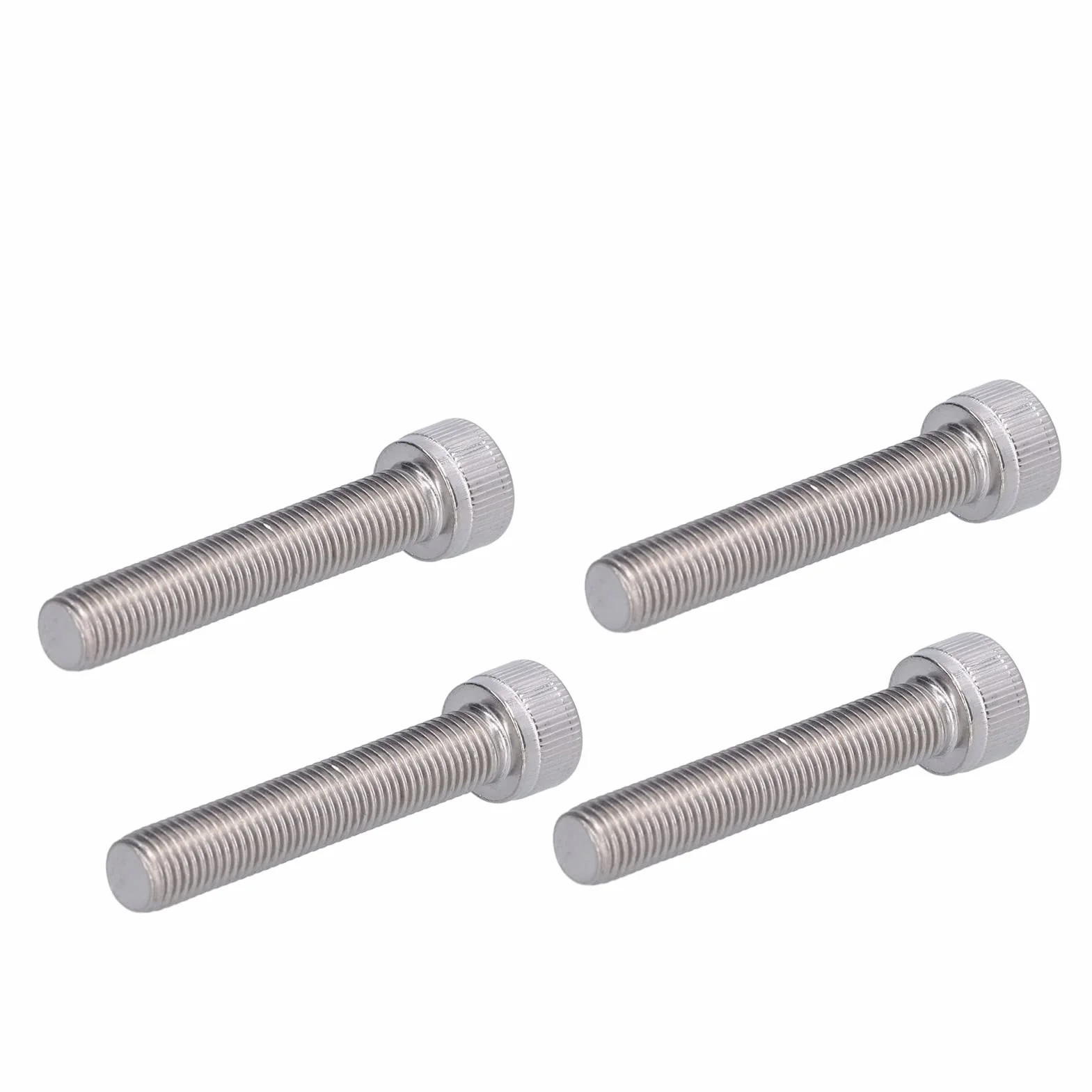 Bullone Esagonale M10x1,25 A2 Acciaio Inossidabile Vite a Passo Fine M10*55 4 Pezzi