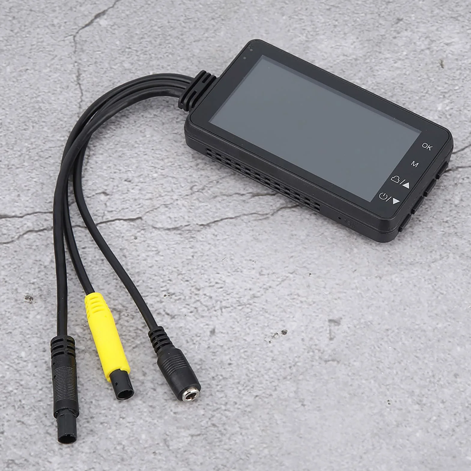 Registratore per Moto, Doppia Fotocamera, Schermo LCD 3 Pollici 720P, IP65 Impermeabile, Telecamera Posteriore, Registrazione della Vista, Utilizzatore di Strada, Viaggiatori, Ciclisti, Sicurezza Moto