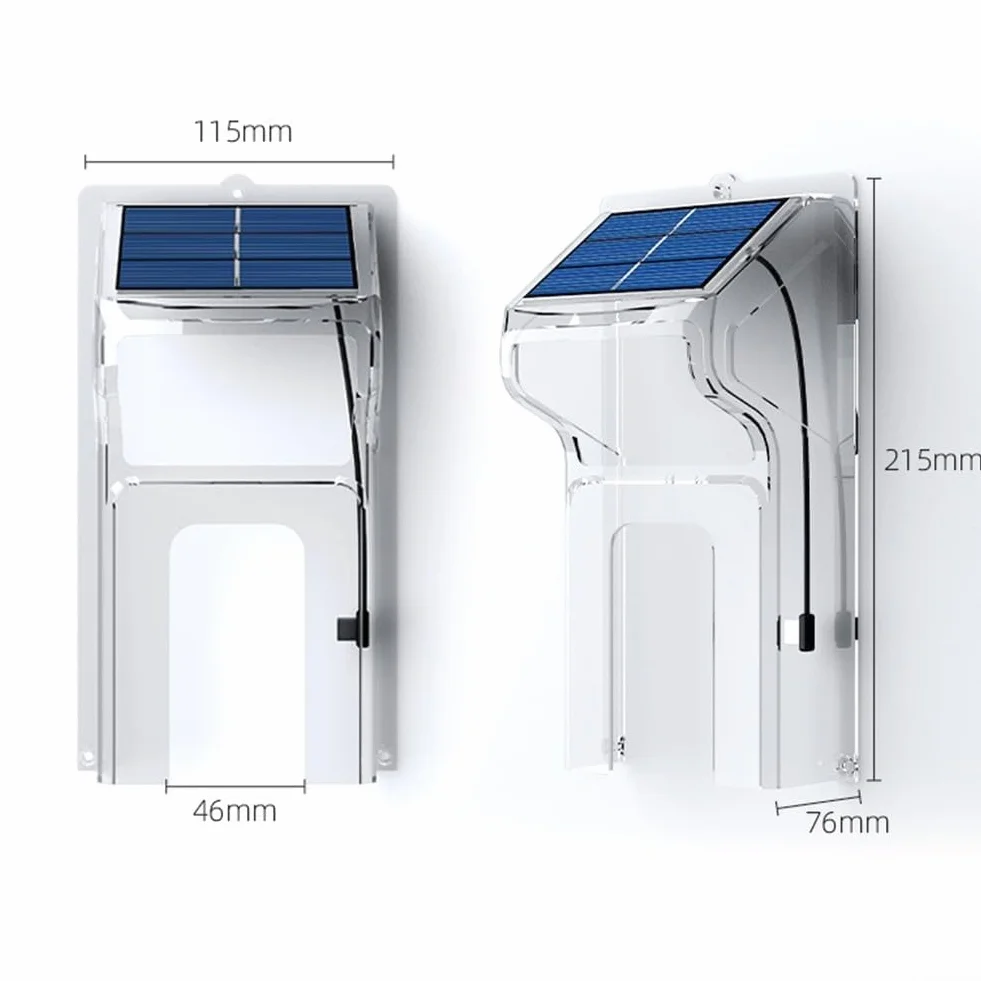 Videocitofono wireless Wifi, a energia solare, con copertura antipioggia impermeabile, citofono bidirezionale per casa e ufficio