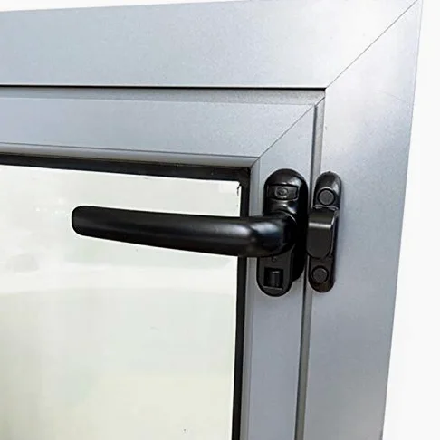 Sostituzione Maniglie per finestre, Ruota di bloccaggio Universale per finestre a Battente, ferramenta Nera, Accessori per mobili