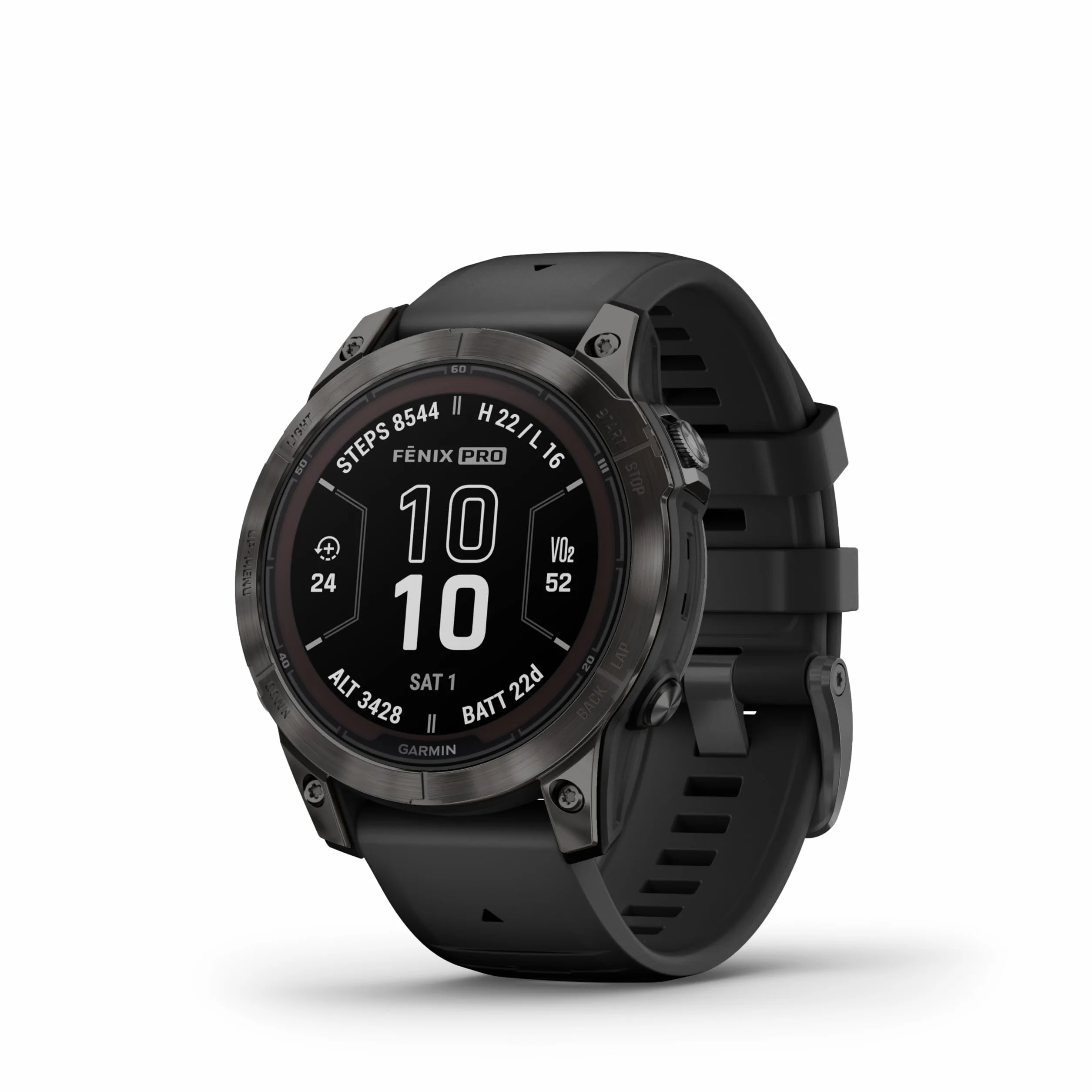 Garmin fēnix 7X Pro Solar, Smartwatch, Ricarica solare, 51mm, Torcia LED, Display 1,4", Touchscreen, +30 Sport, GNSS multi-band, Mappe, Musica, Pay, Autonomia 37 giorni, Slate Gray & Black