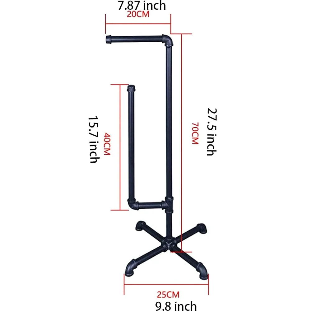 Carta Igienica Free Standing Carta igienica Supporto del Basamento con riserva, Holder Bagno Tessuto Laminato di Stand Tissue portarotolo Porta Bagno