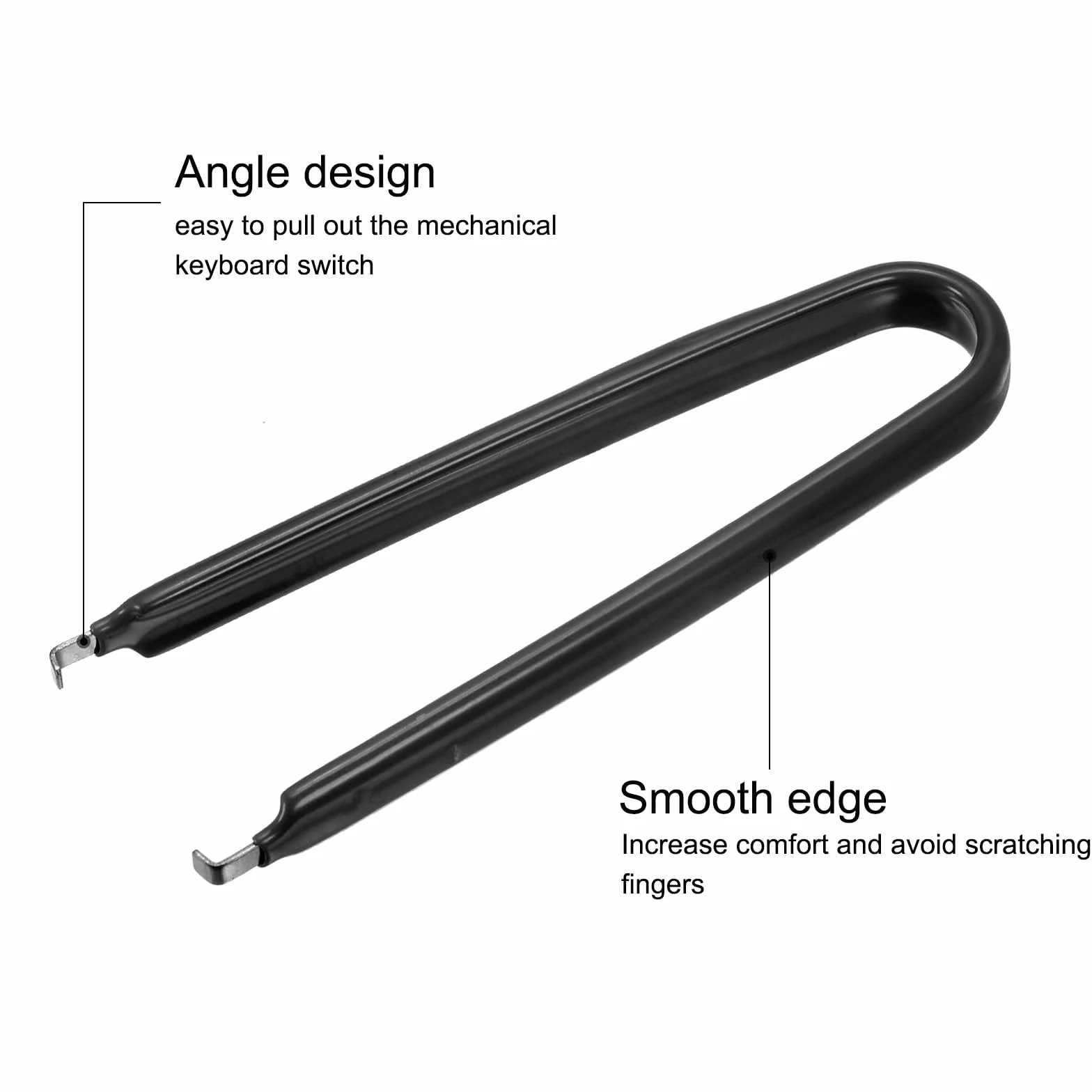 Estrattore di Chip IC 100mm Acciaio Inossidabile Nero per Scheda Madre 2pz