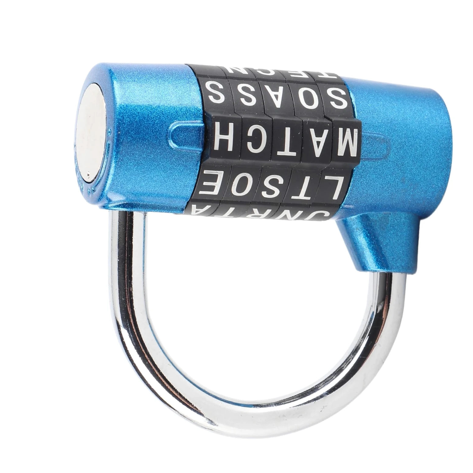 lyrlody Lucchetto a Combinazione 5 Cifre, Codice a Rotelle Numerico, Resettabile, in Lega di Zinco e Acciaio, per Valigia, Palestra, Borsa Viaggio, Porta (BLUE)