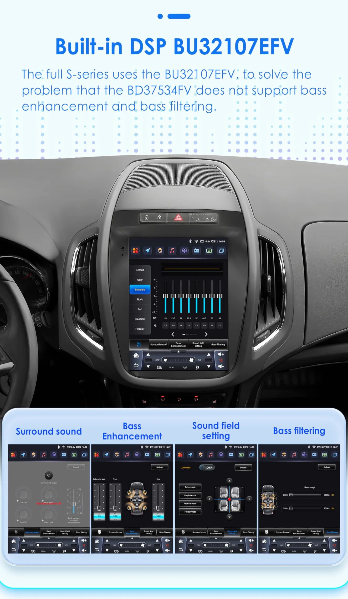 Android 14 Autoradio 9.7 pollici Touchscreen 8 core 4 GB + 32 GB per Opel Zafira C/Vauxhall Zafira C 2010-2016 WiFi Wireless Android Auto & Wireless Carplay Bluetooth WiFi 4G GPS RDS AM/FM