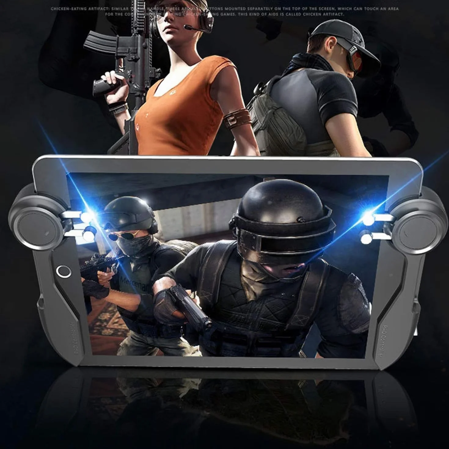 SHEAWA PUBG Controller di Gioco Joystick Trigger Maniglia Sparatutto Fuoco Mira Pulsante Gamepad per iPad Tablet PUBG Accessori di Gioco