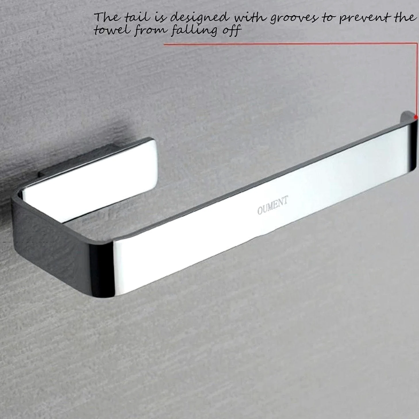 Portasciugamani da Bagno Anello Portasciugamani in Rame Portasciugamani ad Anello Appeso può liberare Il Pugno Portasciugamani da Bagno Portasciugamani, Premium Chrome, per Bagno, Cucina