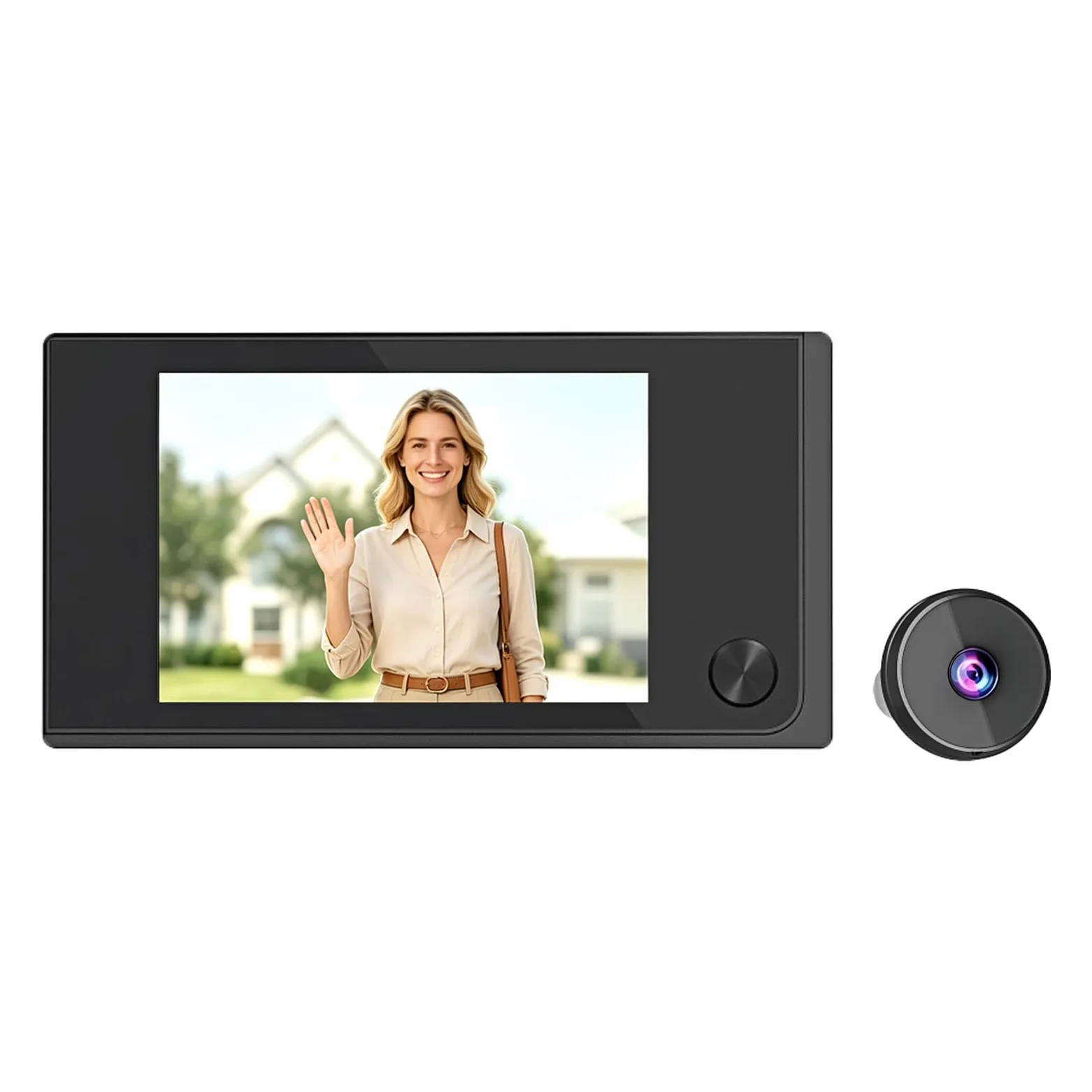 Videocamera spioncino 4K, campanello Wi-Fi, con registrazione | Spioncino con registrazione, spioncino intelligente senza fili