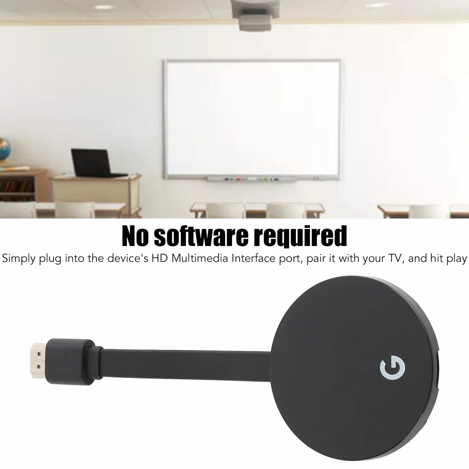 Miracast Dongle, Proiettore Wireless Schermo HD 1080p 2.4G per TV Projektor Settonitor