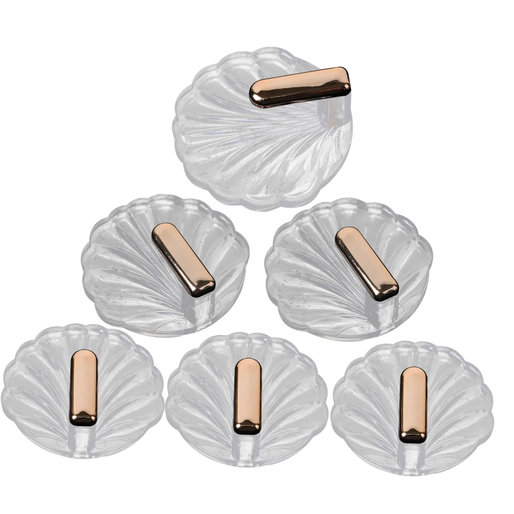 POPETPOP 30pezzi Ganci Adesivi Multifunzionali Trasparenti Da Resistente Per Appendere Asciugamani e Accessori Bagno Cucina e Camera Da Letto