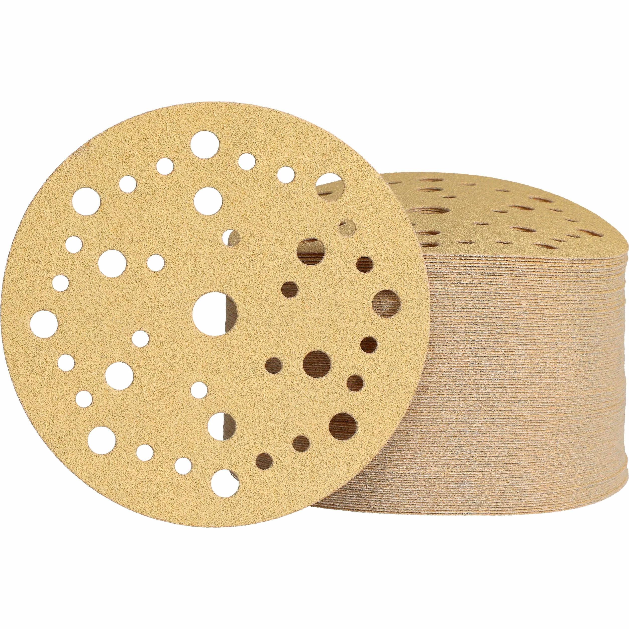 Mirka Gold Carta abrasiva universale Ø 150 mm a strappo 37 fori grana P80 100 pezzi
